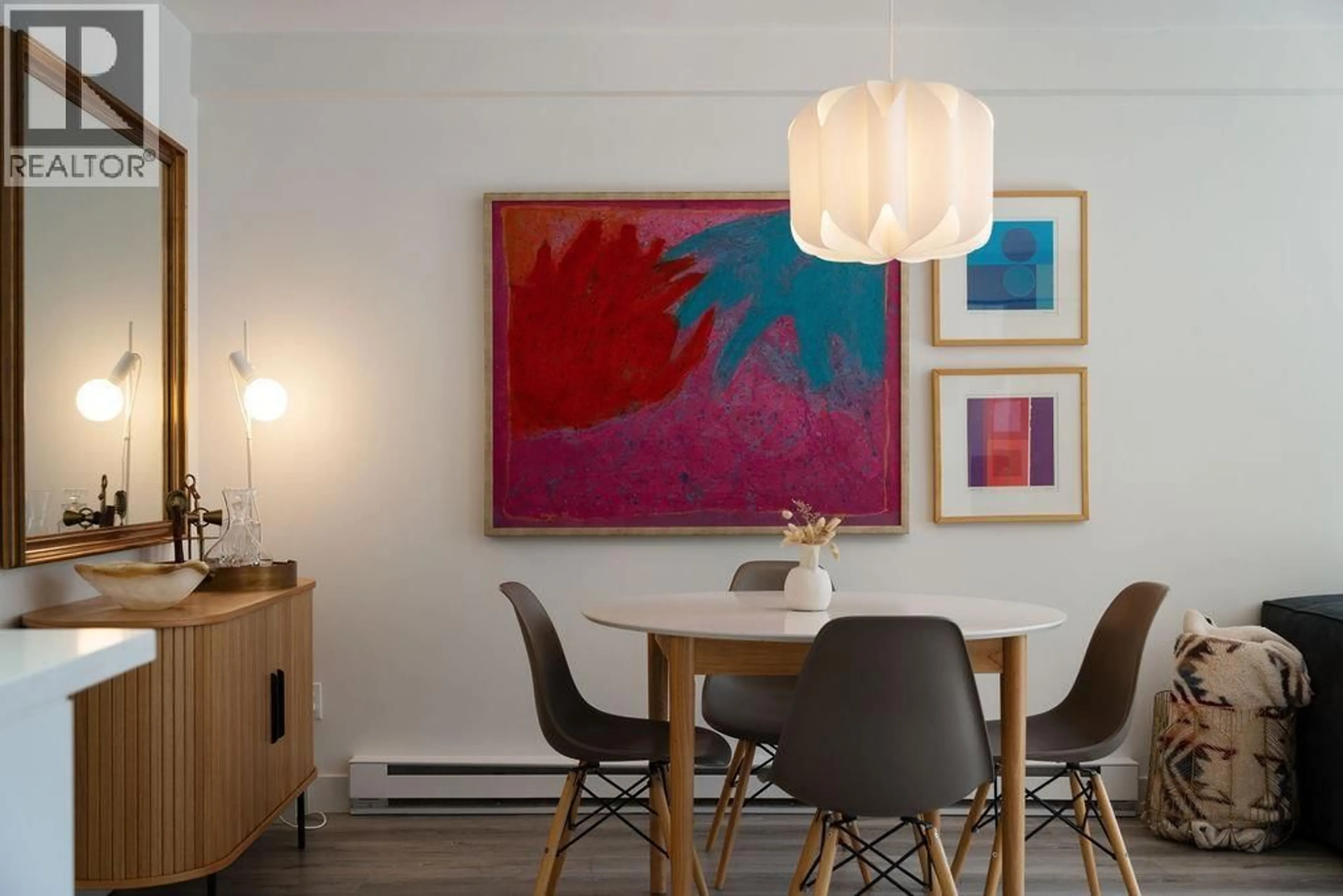 Dining room, wood/laminate floor for 1409 6TH AVENUE, Vancouver British Columbia V6H4E9