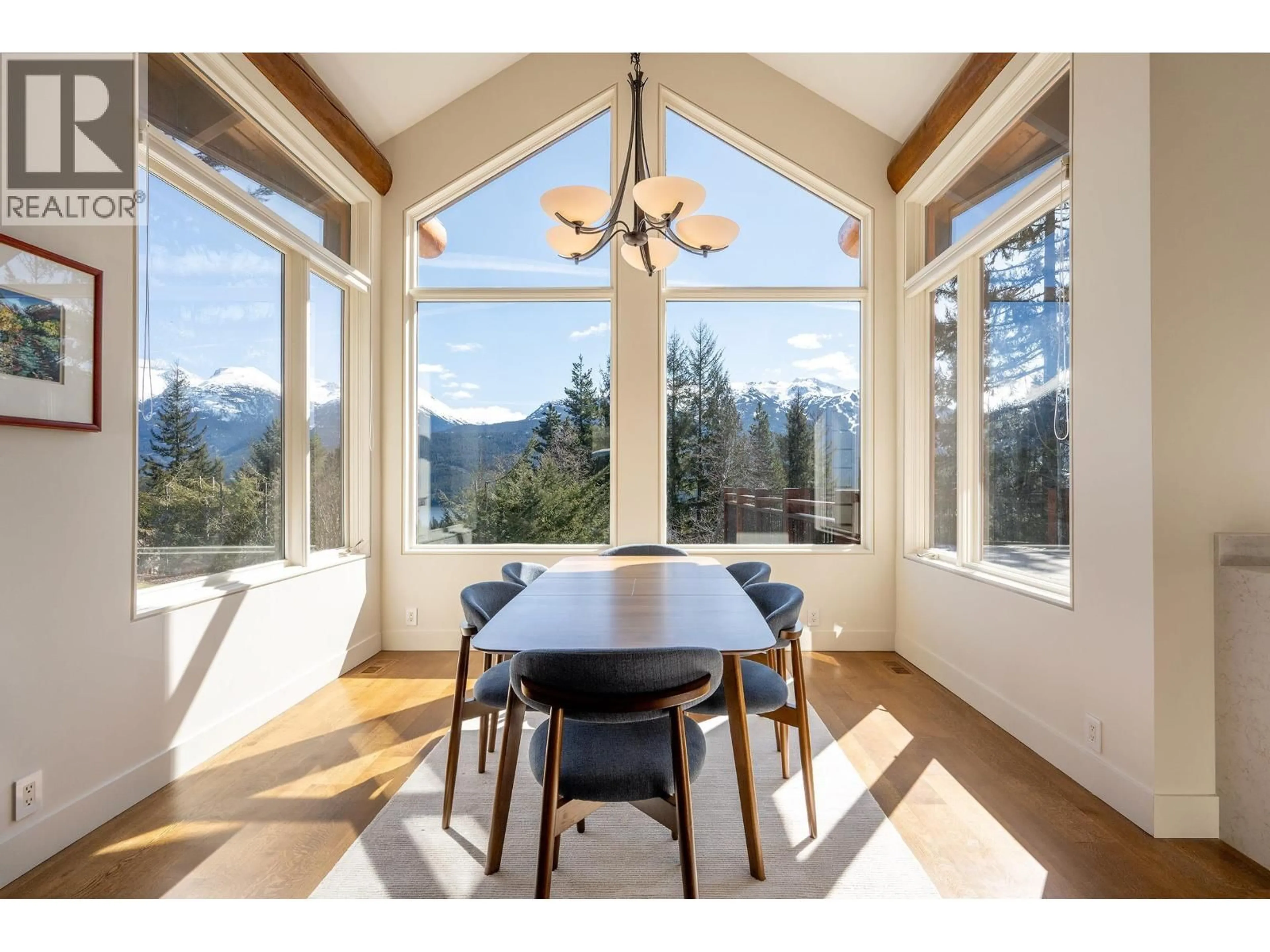 Dining room, wood/laminate floor for 8364 MOUNTAIN VIEW DRIVE, Whistler British Columbia V8E0G3