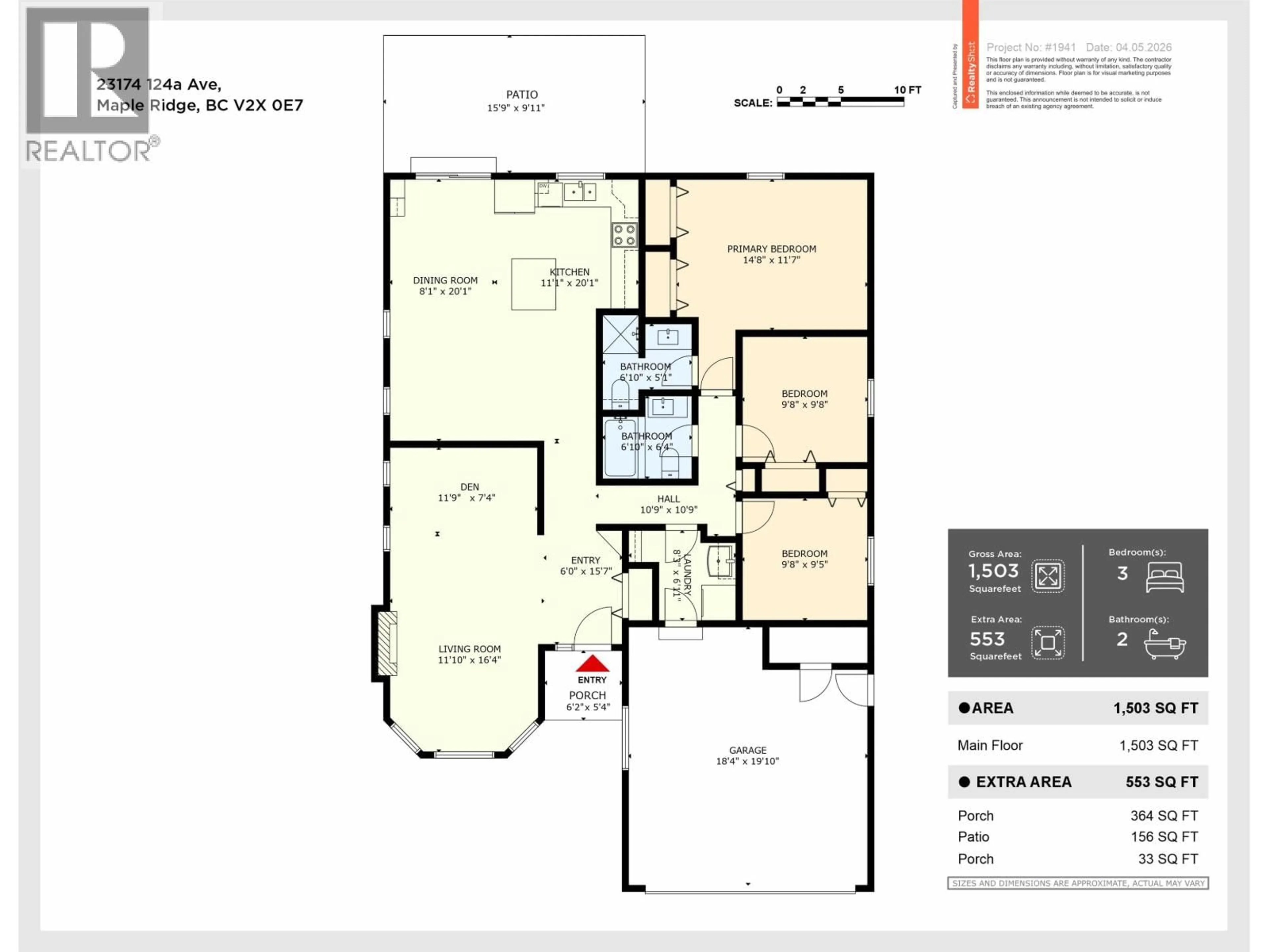 Floor plan for 23174 124A AVENUE, Maple Ridge British Columbia V2X0G2
