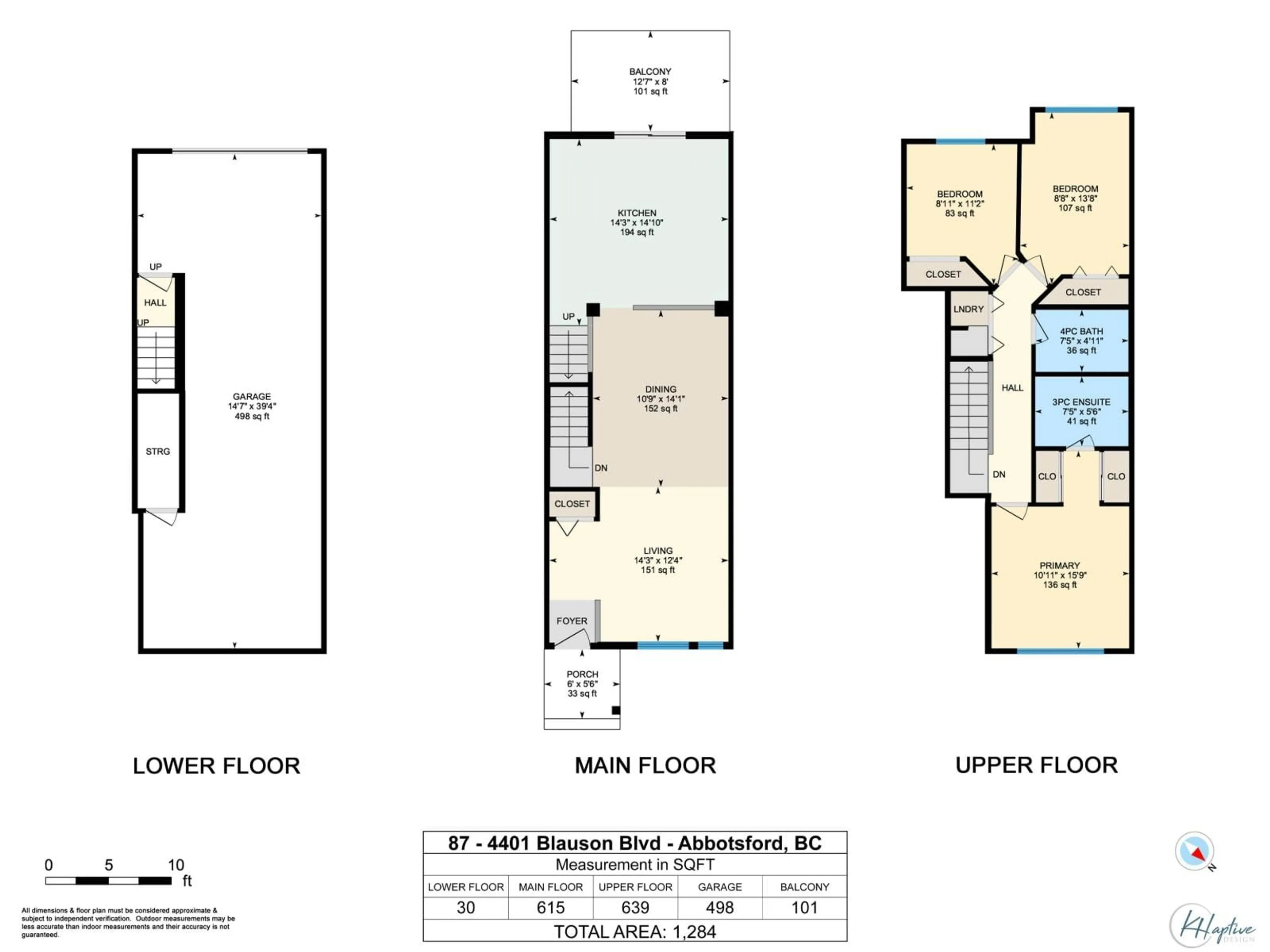 Floor plan for 87 - 4401 BLAUSON BOULEVARD, Abbotsford British Columbia V3G0A4