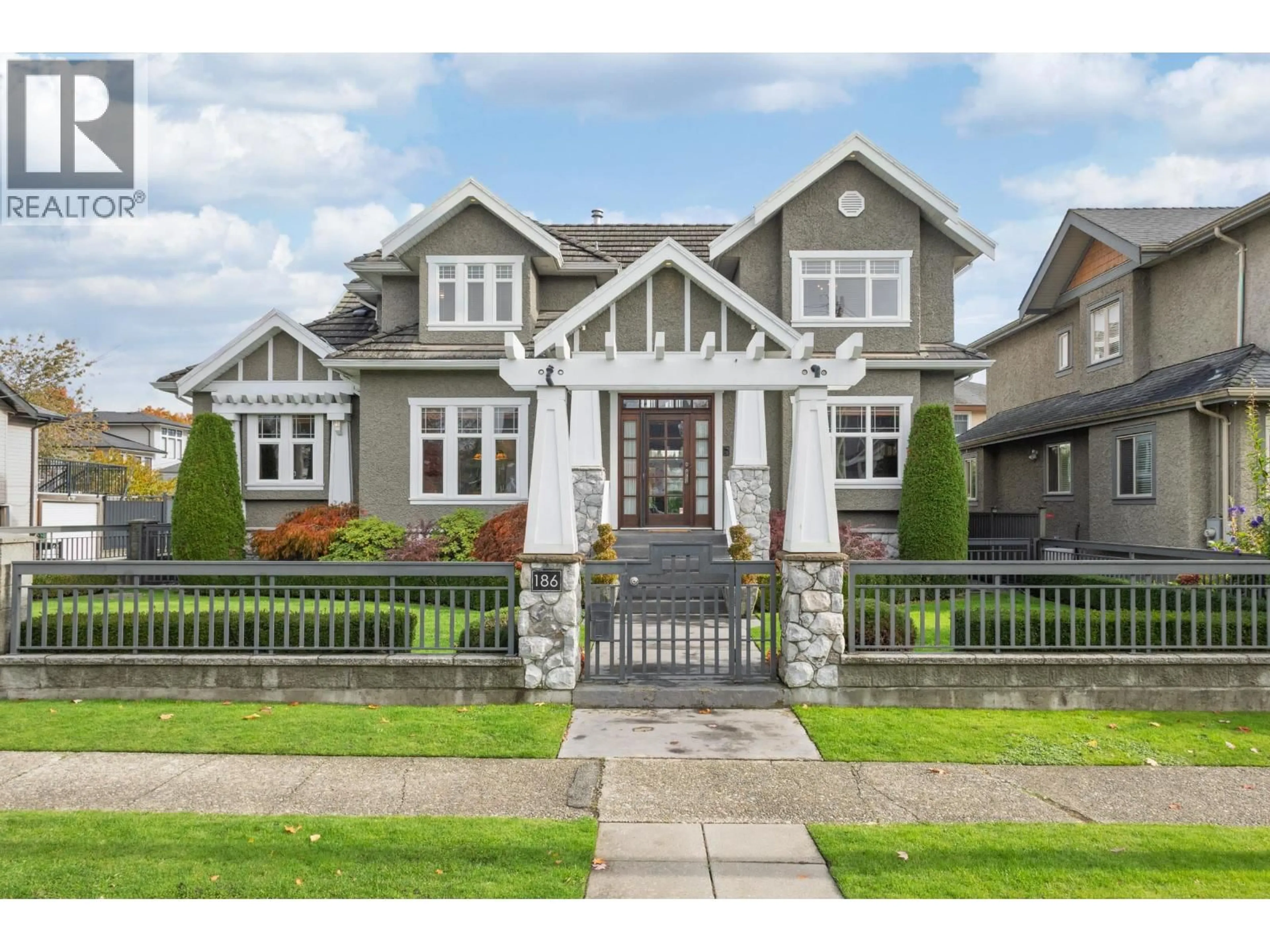 Home with brick exterior material, street for 186 MACDONALD AVENUE, Burnaby British Columbia V5C4M5