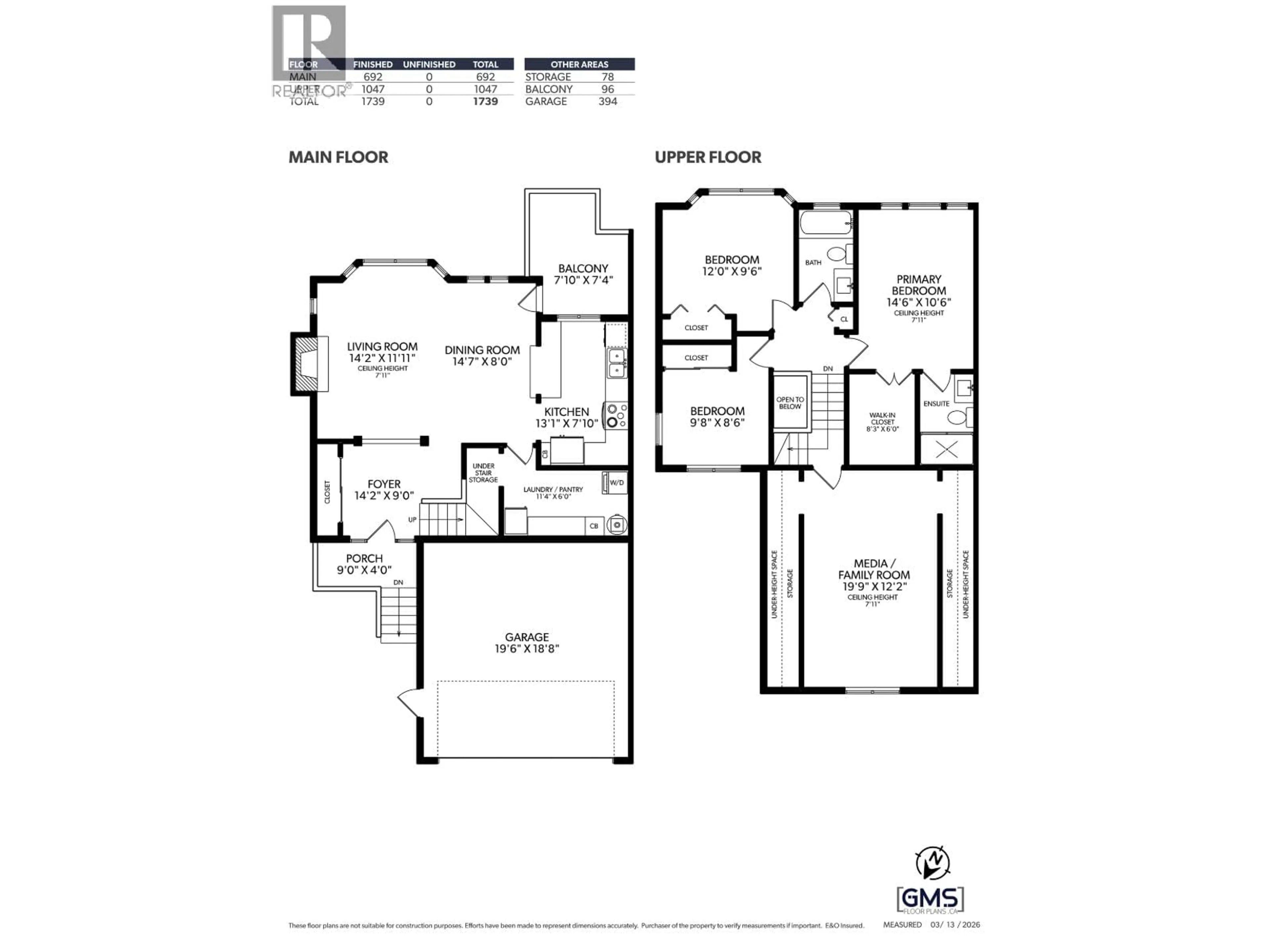 Floor plan for 22 - 2656 MORNINGSTAR CRESCENT, Vancouver British Columbia V5S4P4