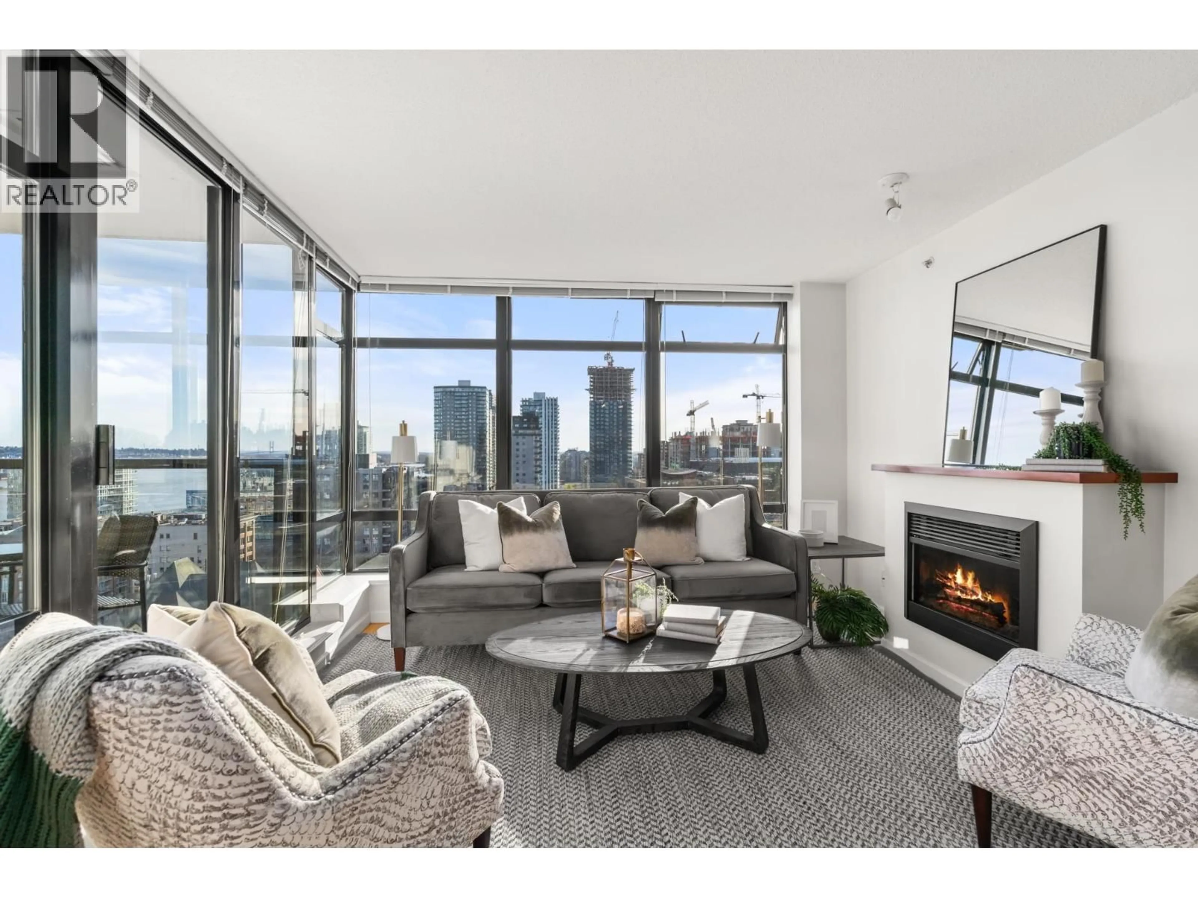 Living room with furniture, unknown for 1103 - 610 VICTORIA STREET, New Westminster British Columbia V3M0A5