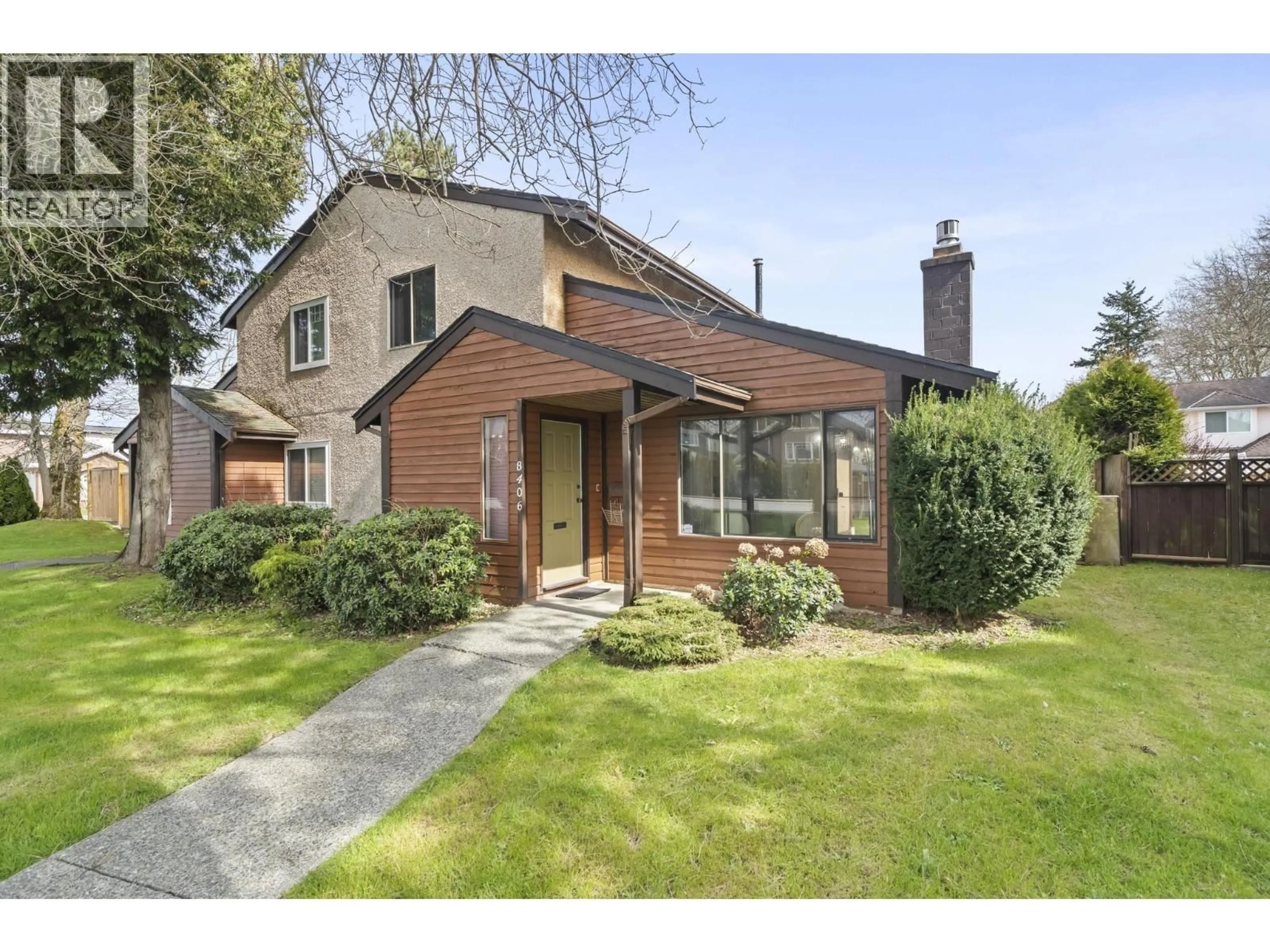 Home with brick exterior material, street for 8406 NO. 1 ROAD, Richmond British Columbia V7C4L5
