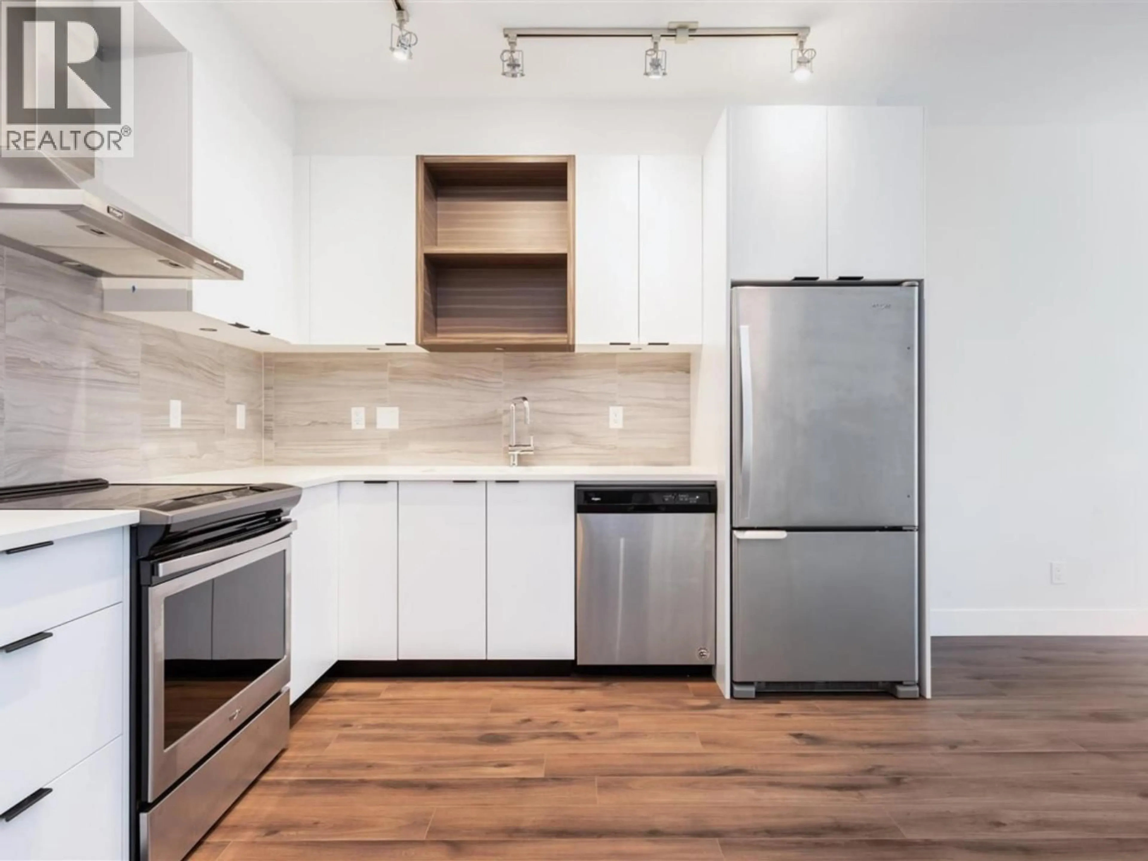 Standard kitchen, wood/laminate floor for 240 - 5355 LANE STREET, Burnaby British Columbia V5H0H1