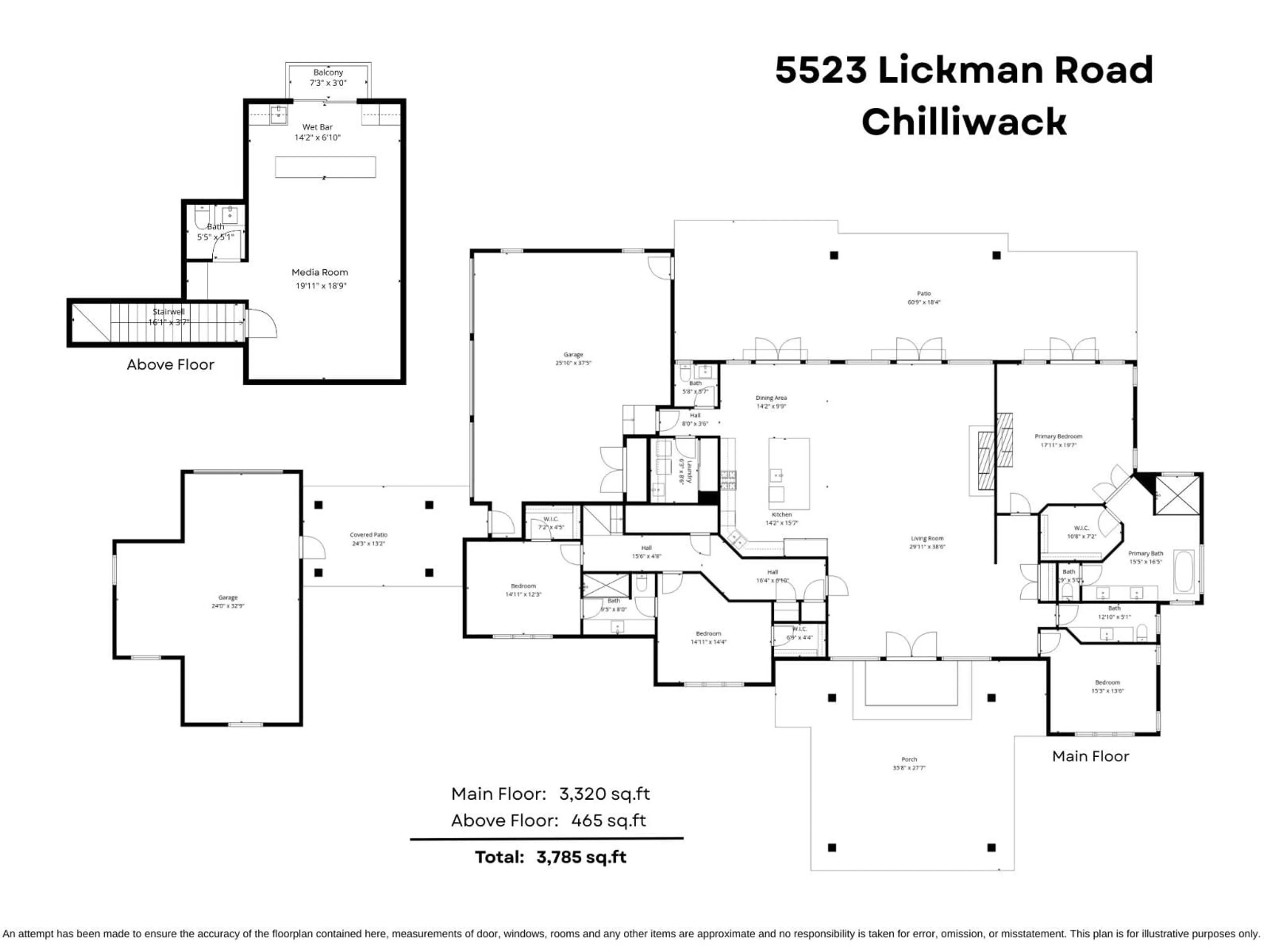Floor plan for 5523 LICKMAN ROAD, Chilliwack British Columbia V2R4B5