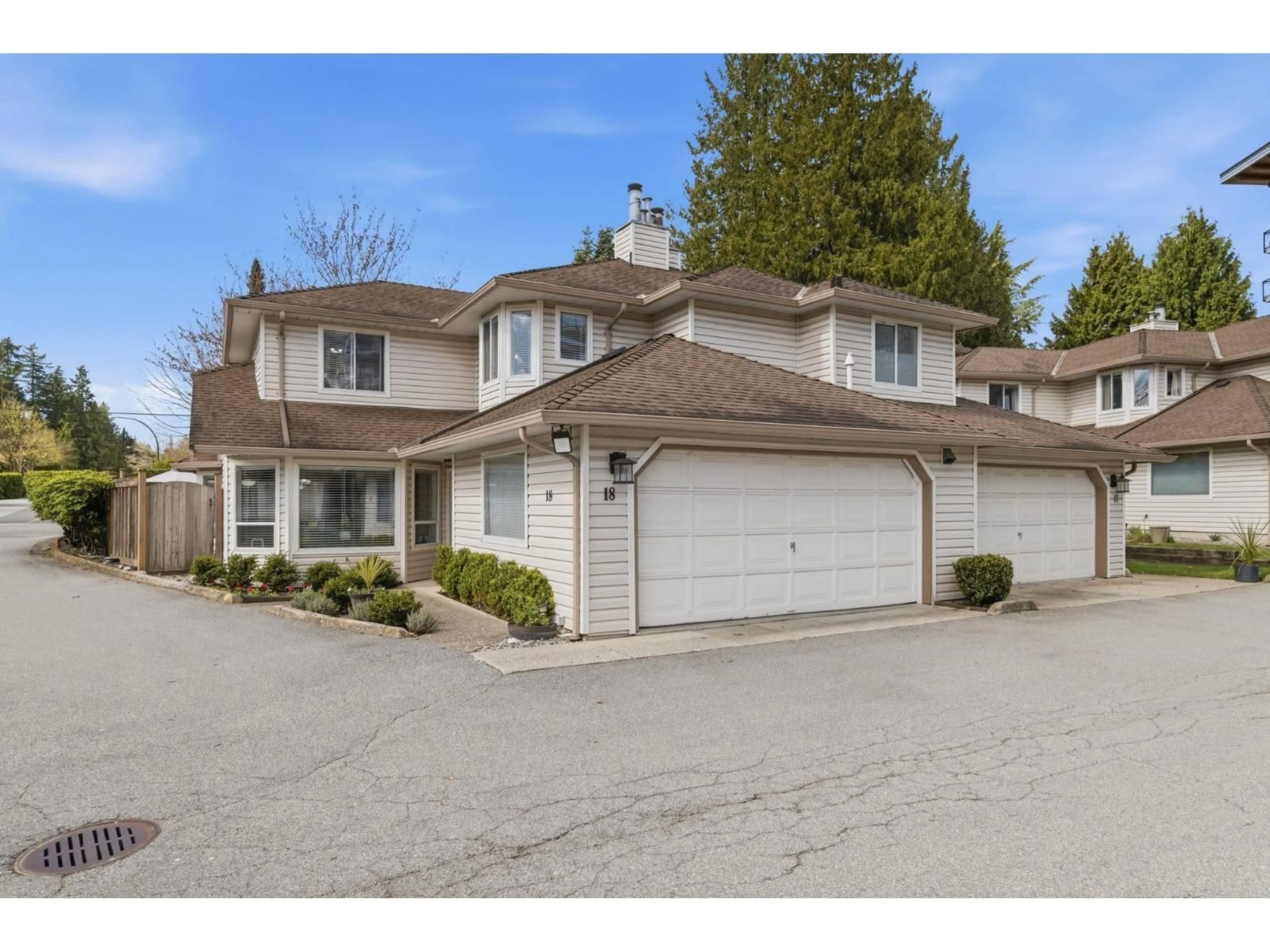 A pic from outside/outdoor area/front of a property/back of a property/a pic from drone, street for 18 - 6940 NICHOLSON ROAD, Delta British Columbia V4E3G5