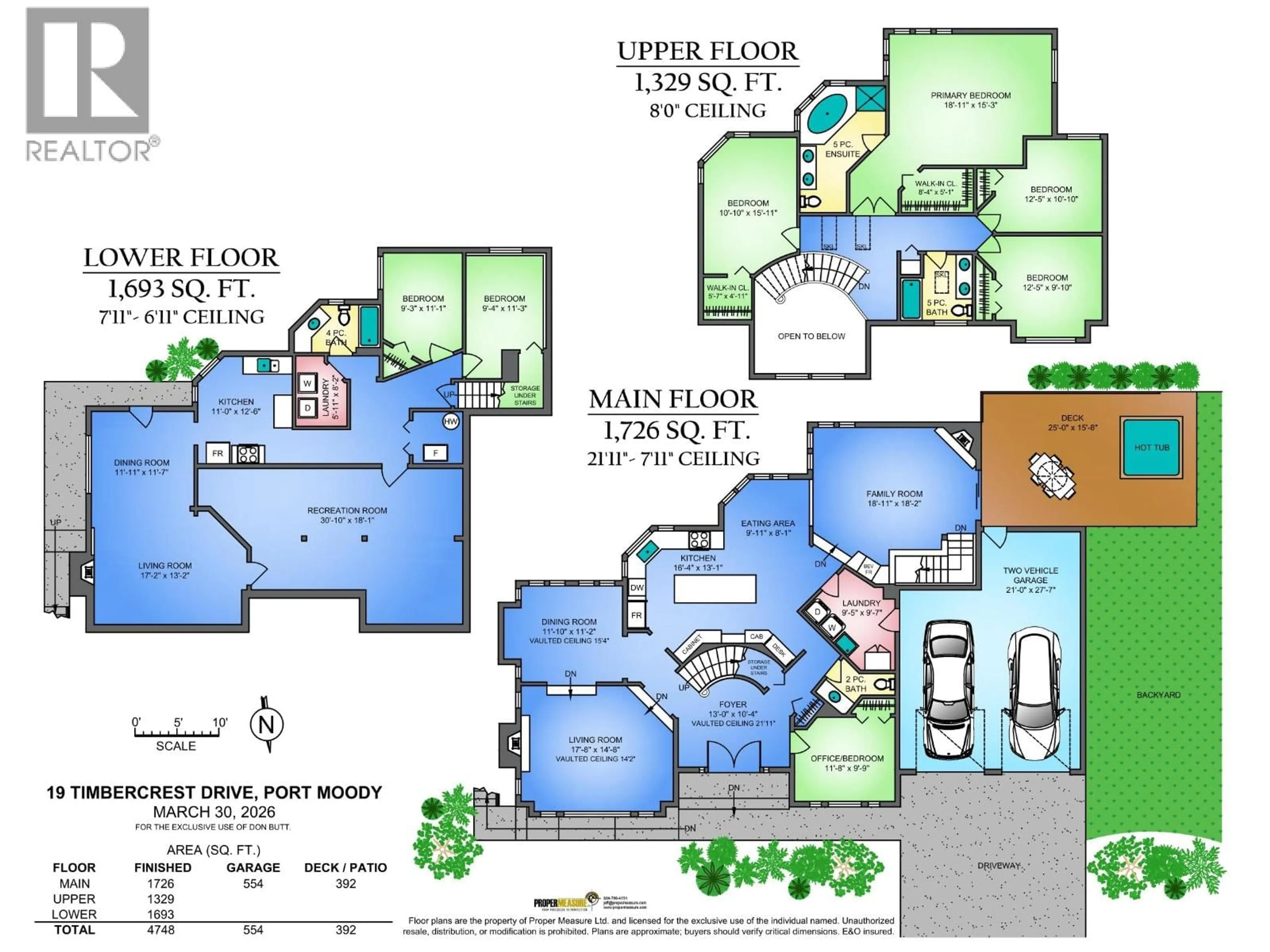 Floor plan for 19 TIMBERCREST DRIVE, Port Moody British Columbia V3H4T6