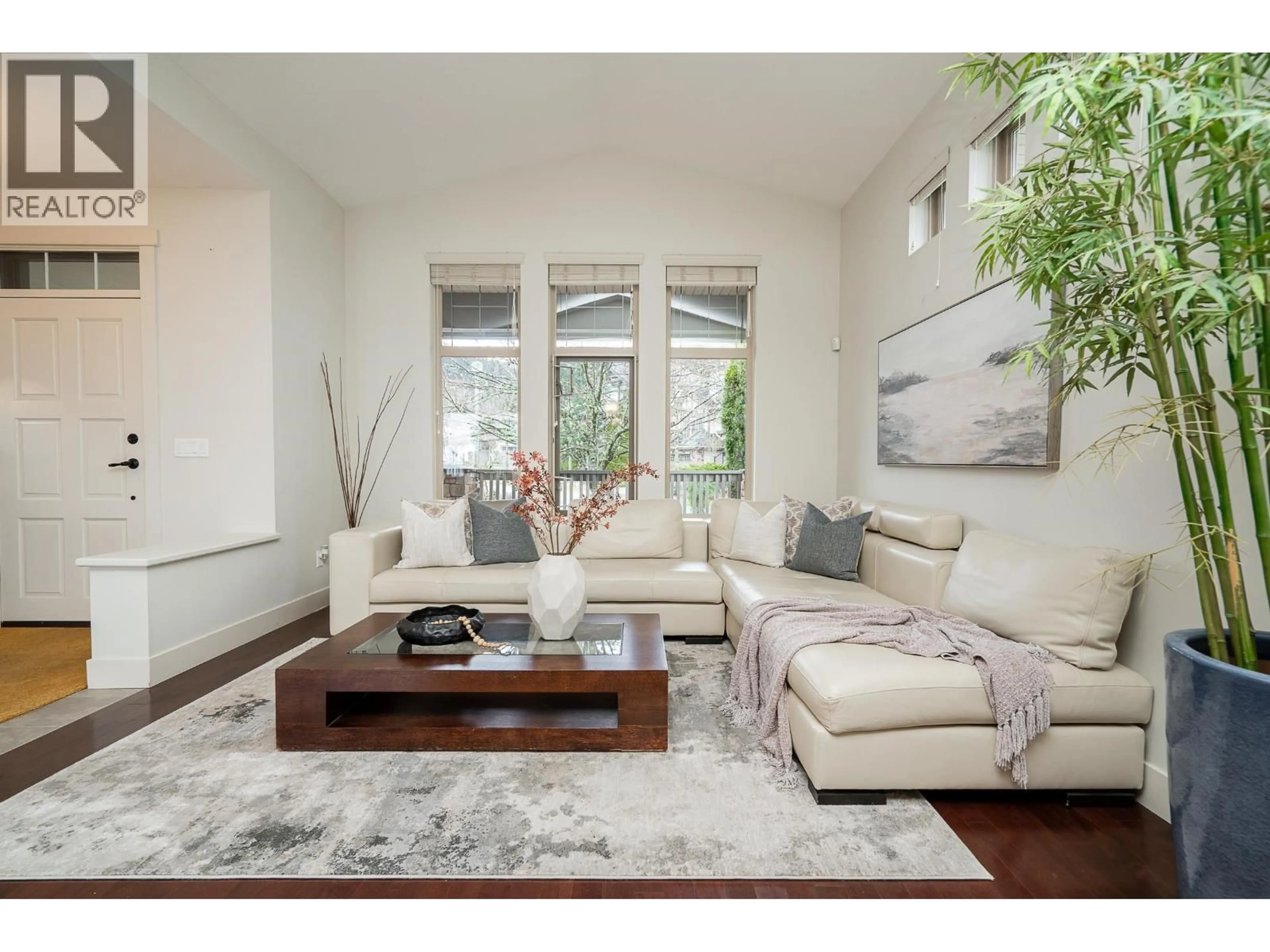 Living room with furniture, wood/laminate floor for 113 CRANBERRY COURT, Port Moody British Columbia V3H0C4