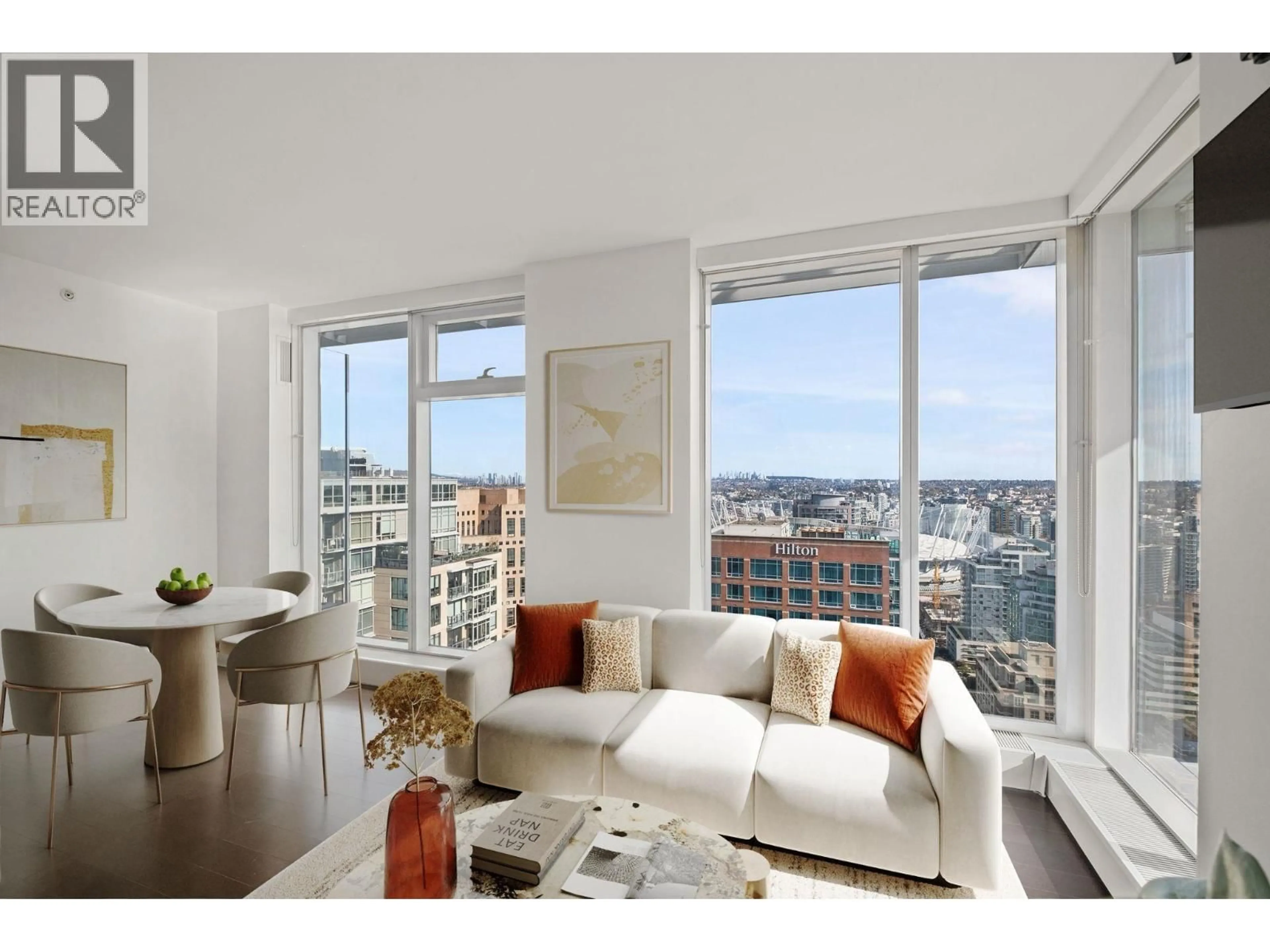 Living room with furniture, unknown for 3511 777 RICHARDS STREET, Vancouver British Columbia V6B0M6