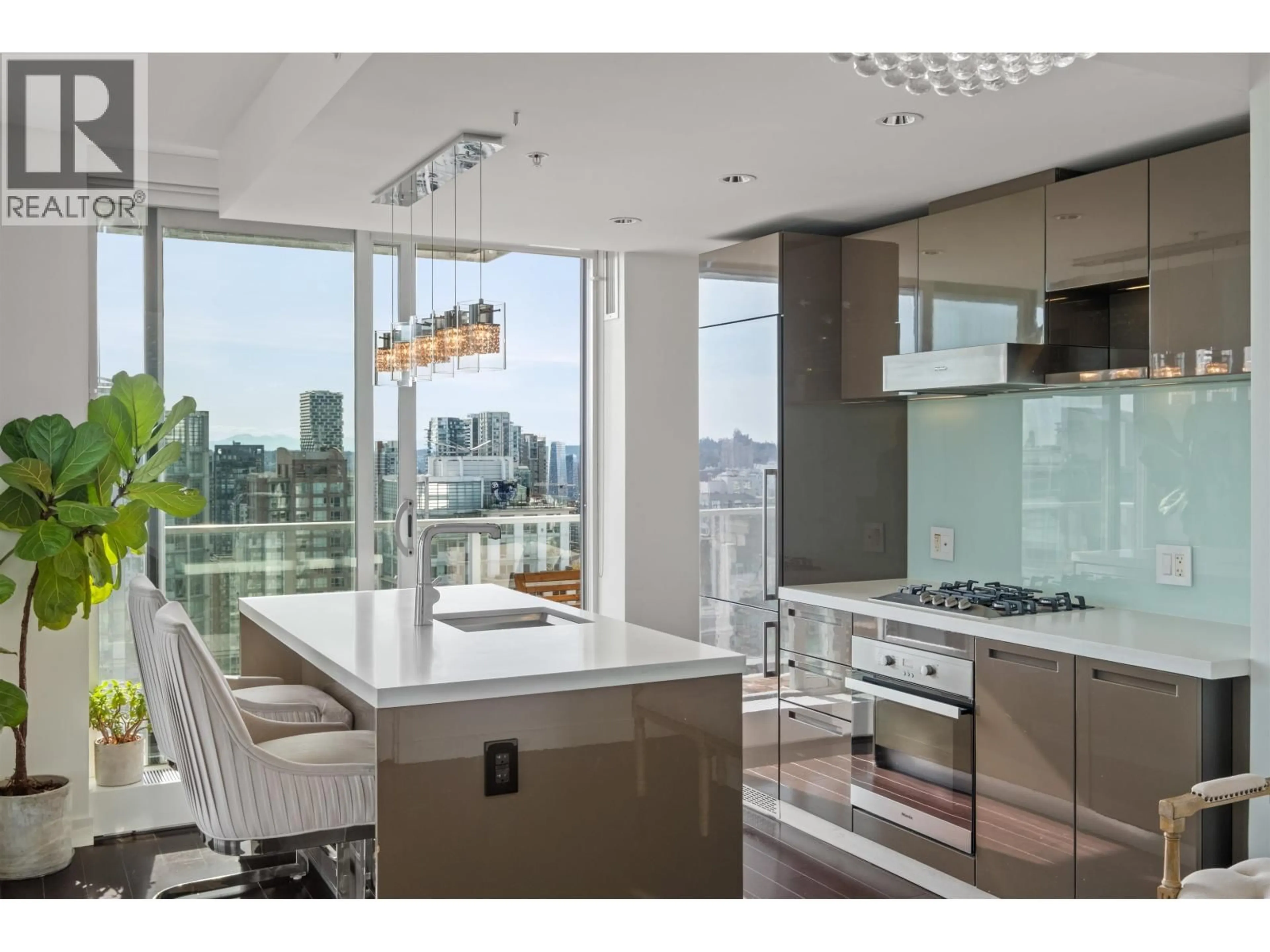 Contemporary kitchen, unknown for 3511 777 RICHARDS STREET, Vancouver British Columbia V6B0M6