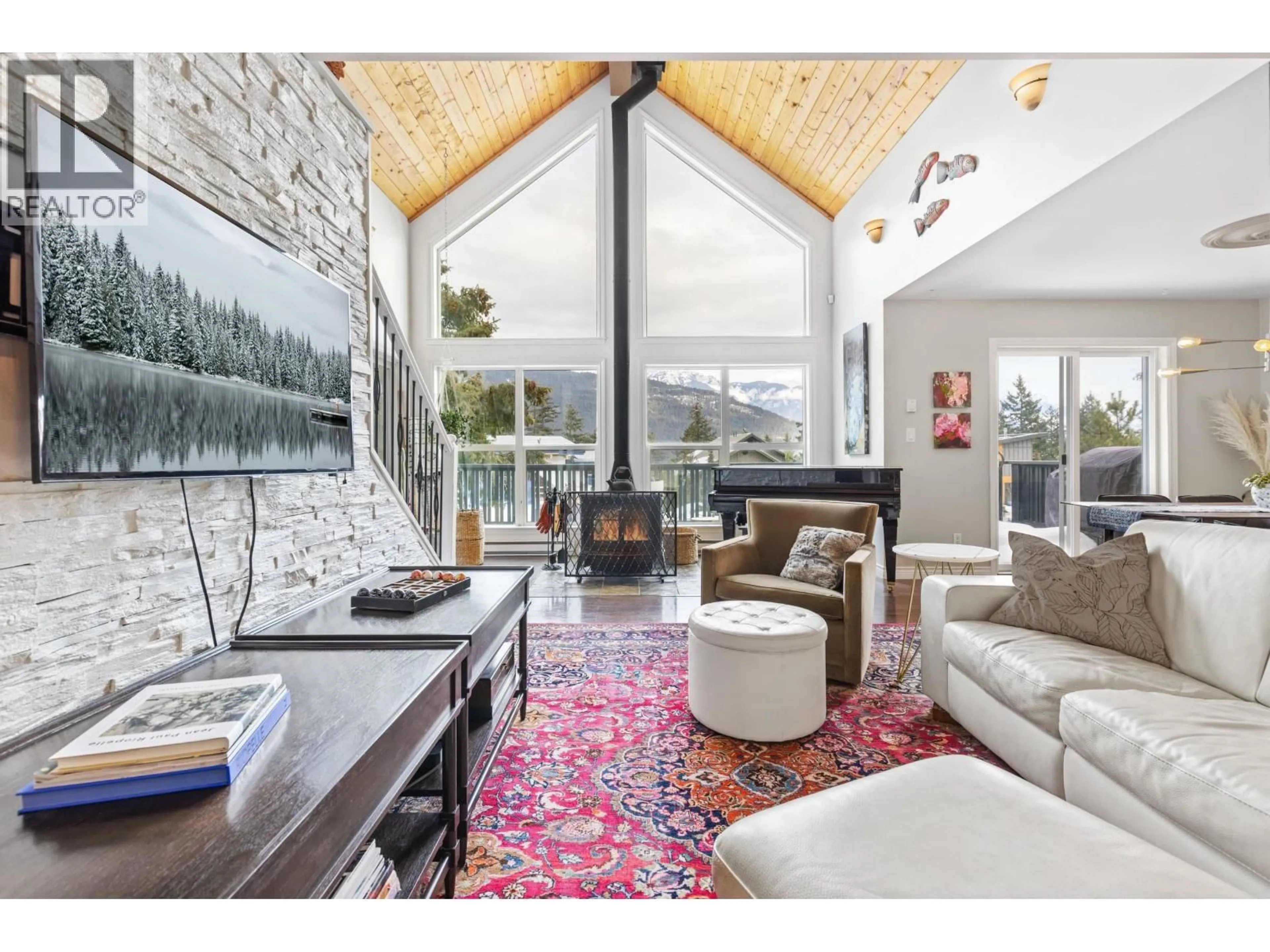 Living room with furniture, unknown for 7467 DOGWOOD STREET, Pemberton British Columbia V0N2L0