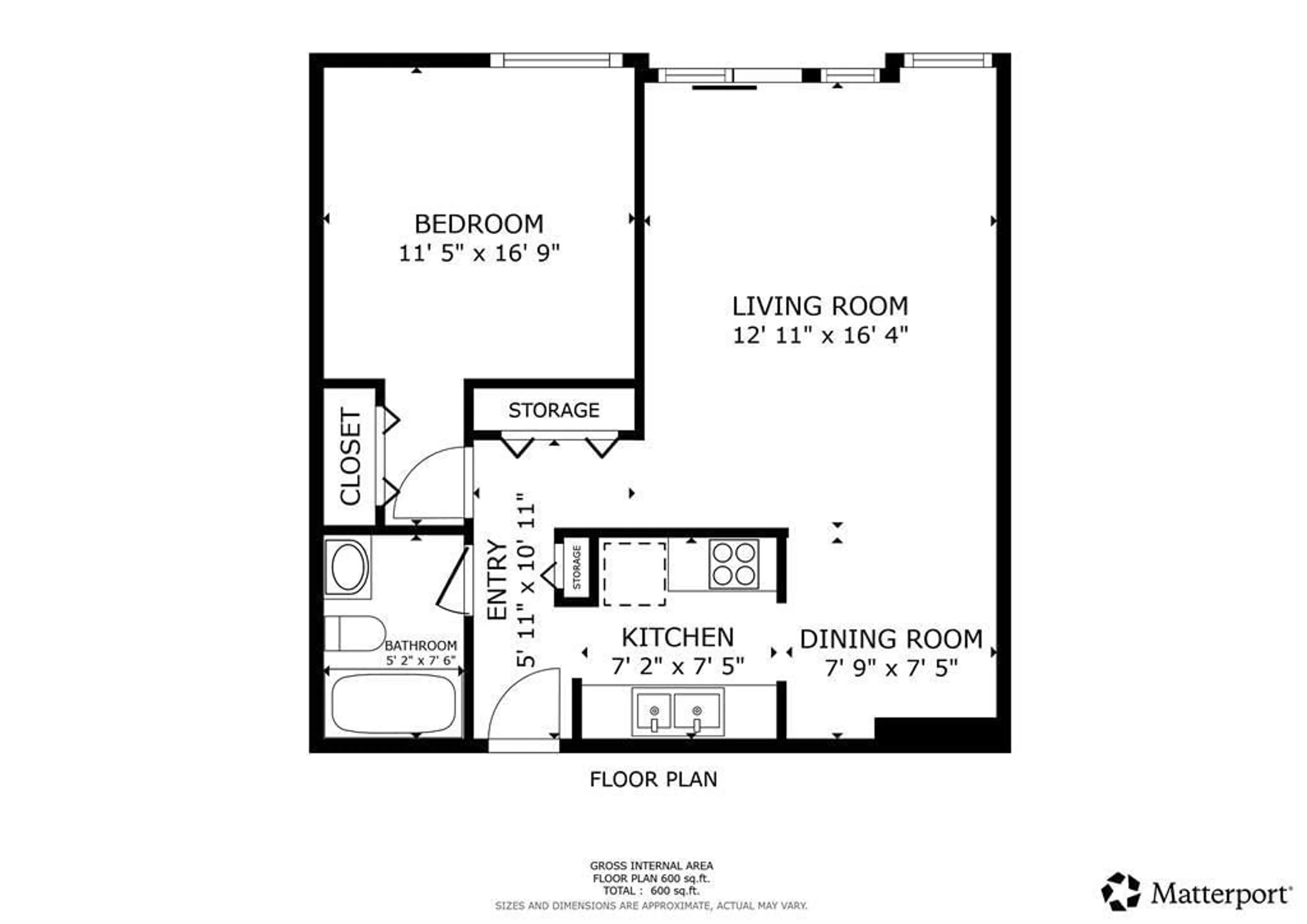 Floor plan for 315 - 1850 SOUTHMERE CRESCENT EAST, Surrey British Columbia V4A6Y6