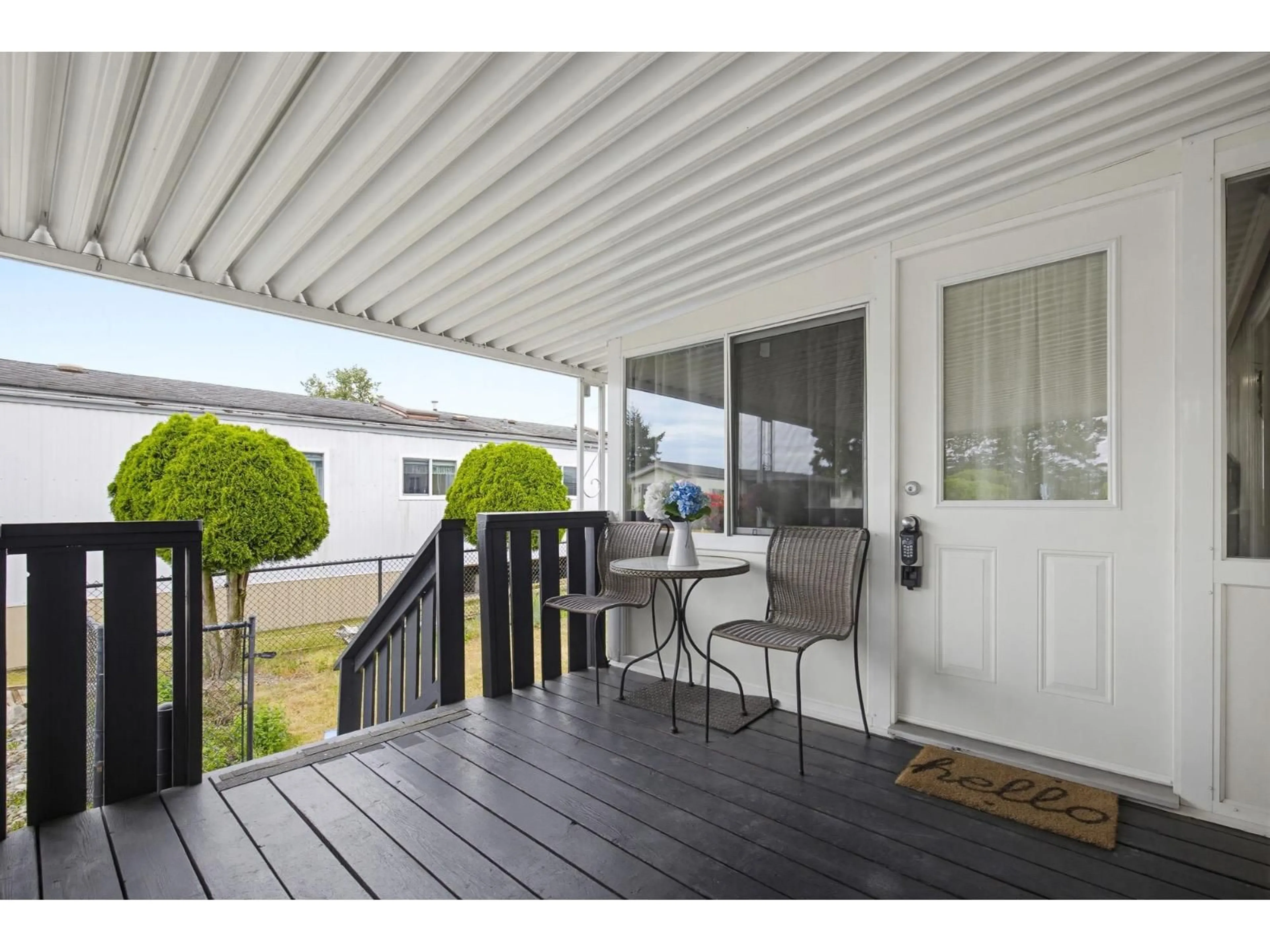 Patio, water/lake/river/ocean view for 129 - 27111 0 AVENUE, Langley British Columbia V4W2T3
