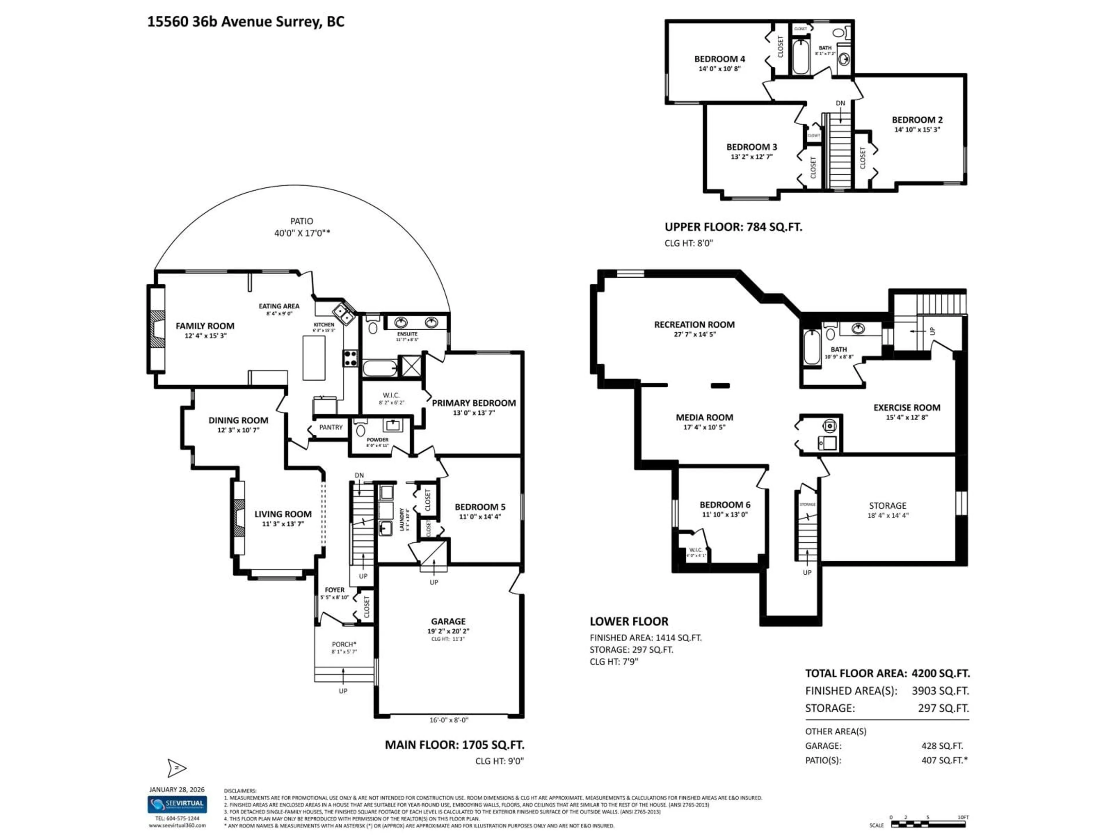 Floor plan for 15560 36B AVENUE, Surrey British Columbia V3Z0H1