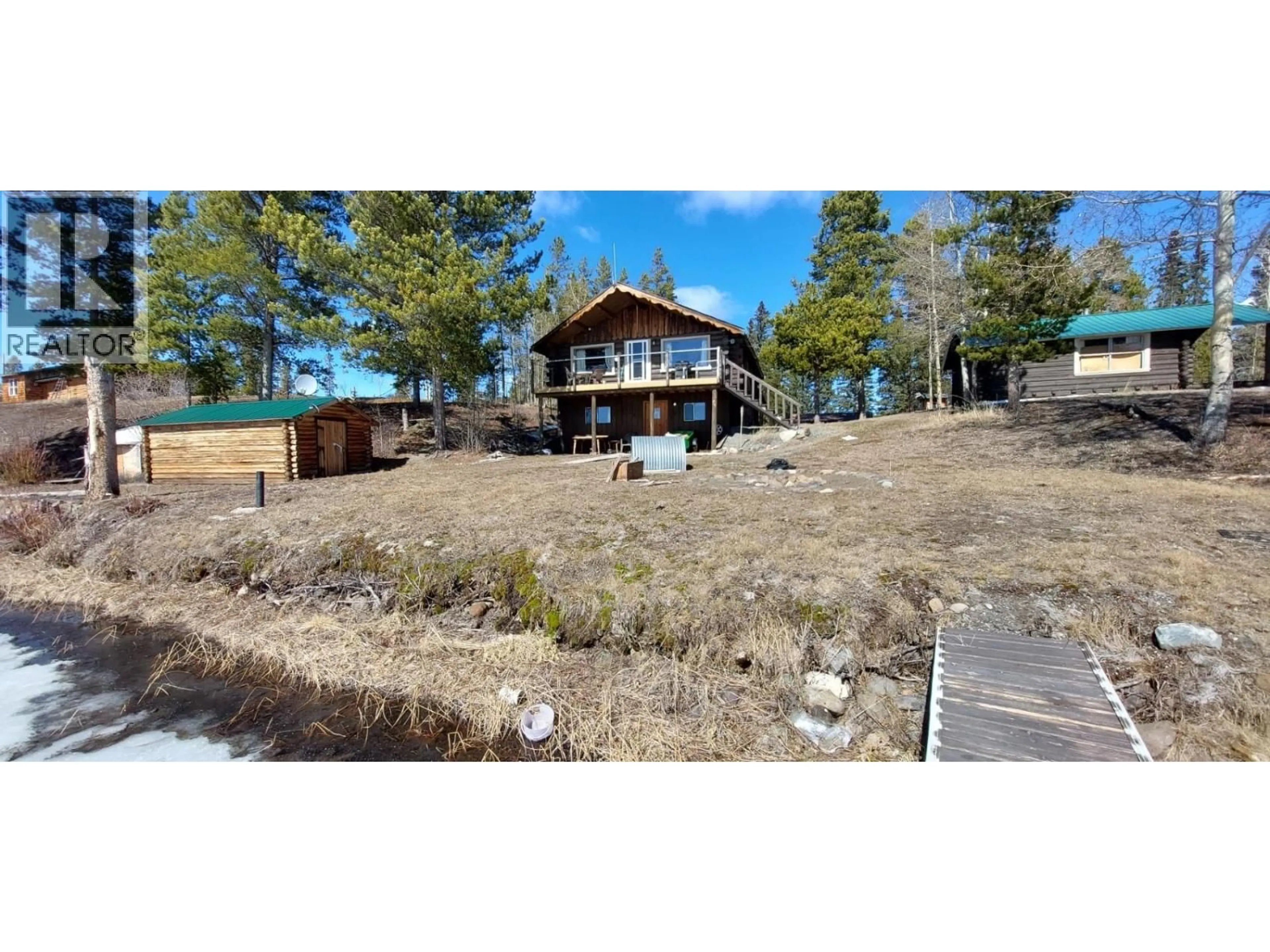 A pic from outside/outdoor area/front of a property/back of a property/a pic from drone, water/lake/river/ocean view for 1309 NIMPO LAKE ROAD, Chilcotin British Columbia V0L1R0