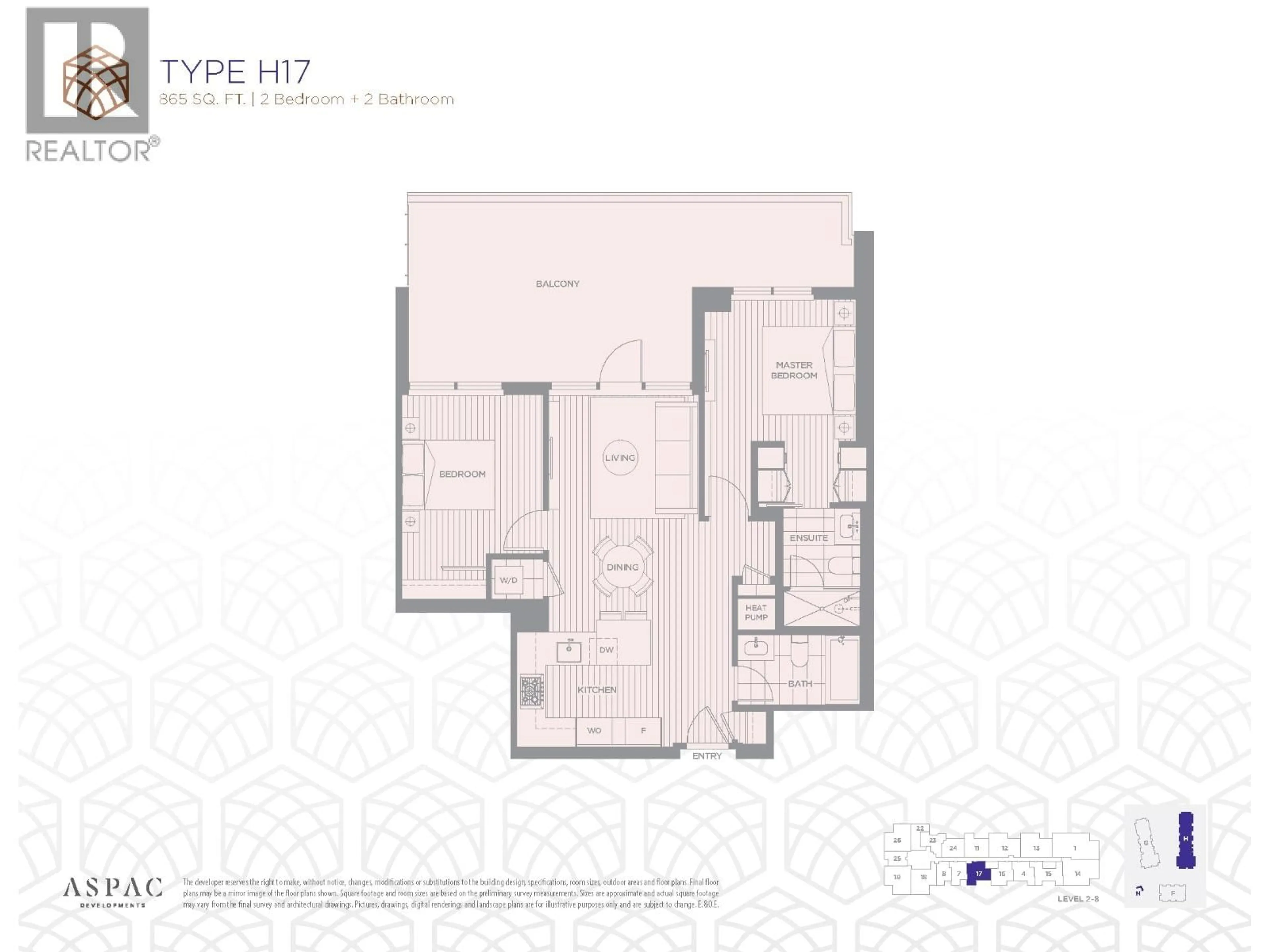 Floor plan for 406 - 6833 PEARSON WAY, Richmond British Columbia V7C0E8