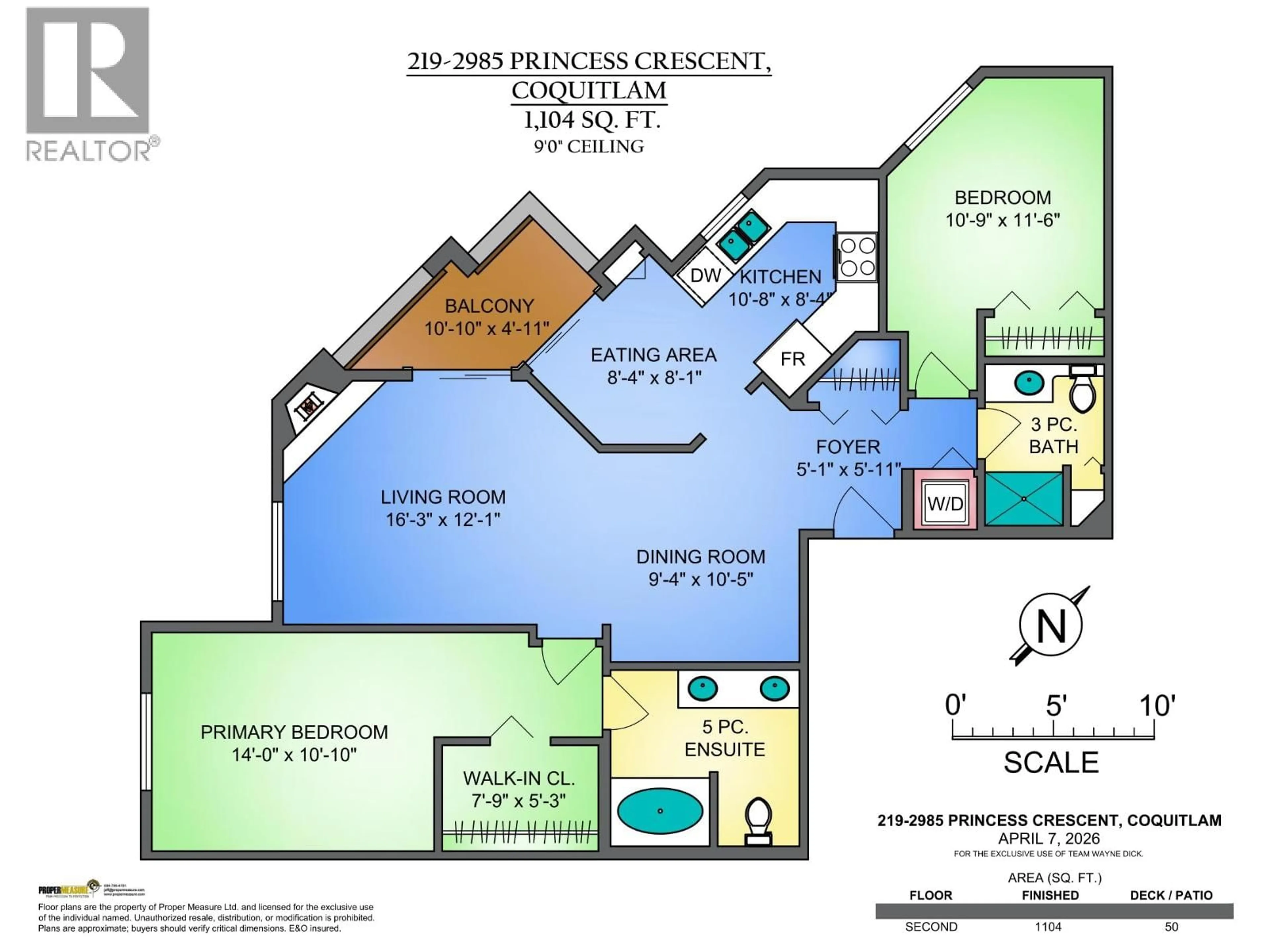 Floor plan for 219 - 2985 PRINCESS CRESCENT, Coquitlam British Columbia V3B7P3