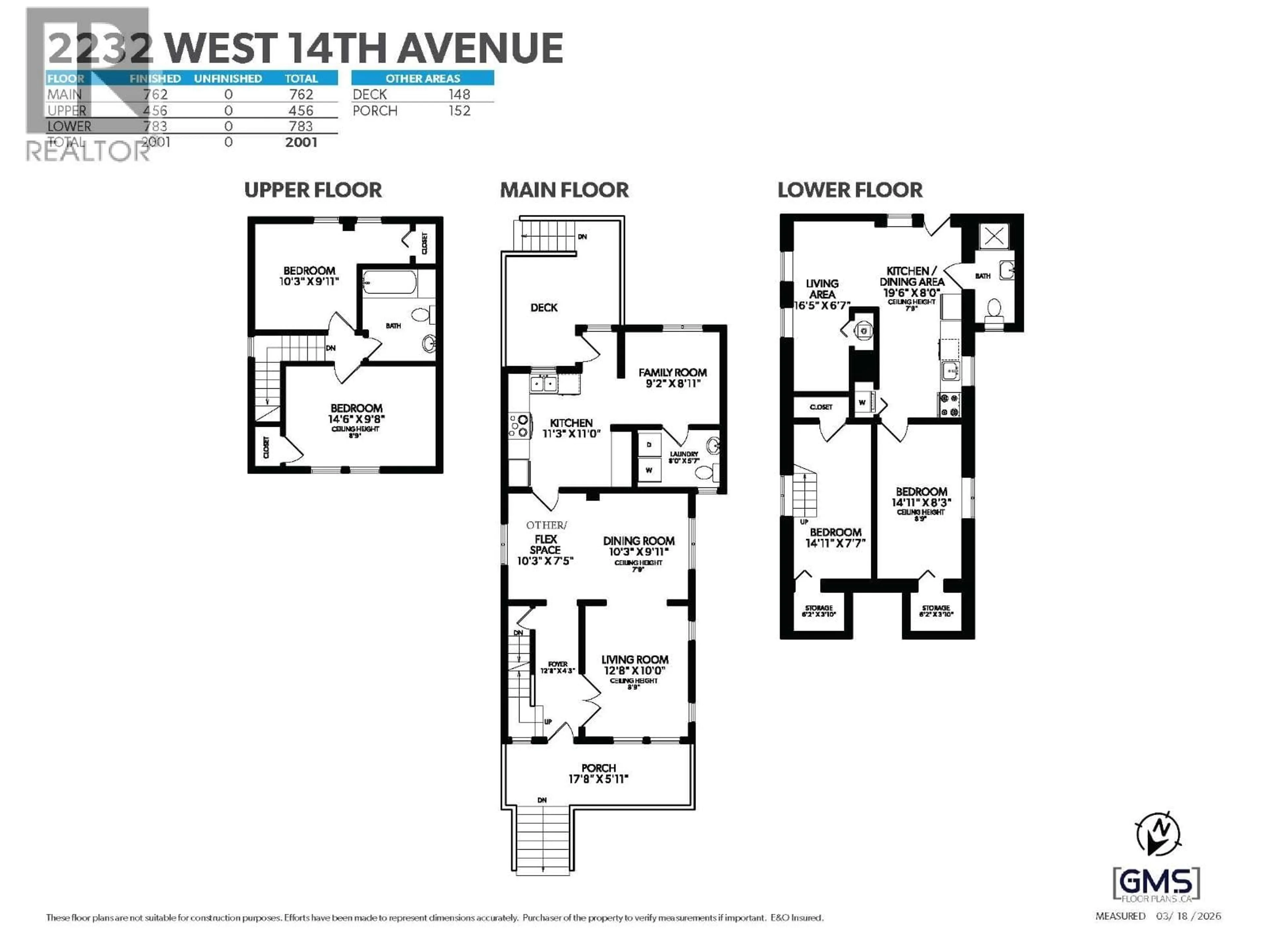 Floor plan for 2232 14TH AVENUE, Vancouver British Columbia V6K2W1