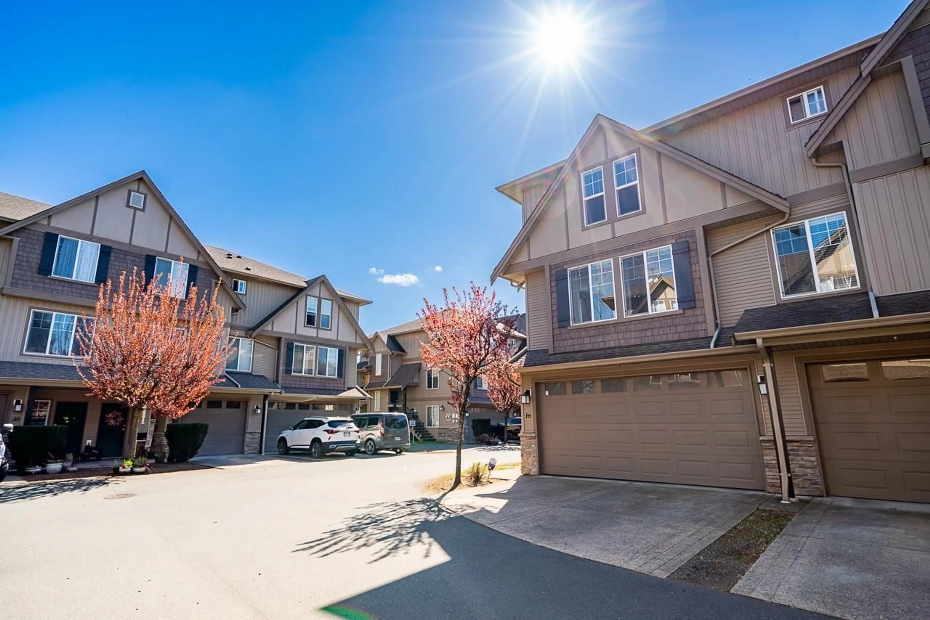 A pic from outside/outdoor area/front of a property/back of a property/a pic from drone, street for 16 - 46321 CESSNA DRIVE, Chilliwack British Columbia V2P1A7