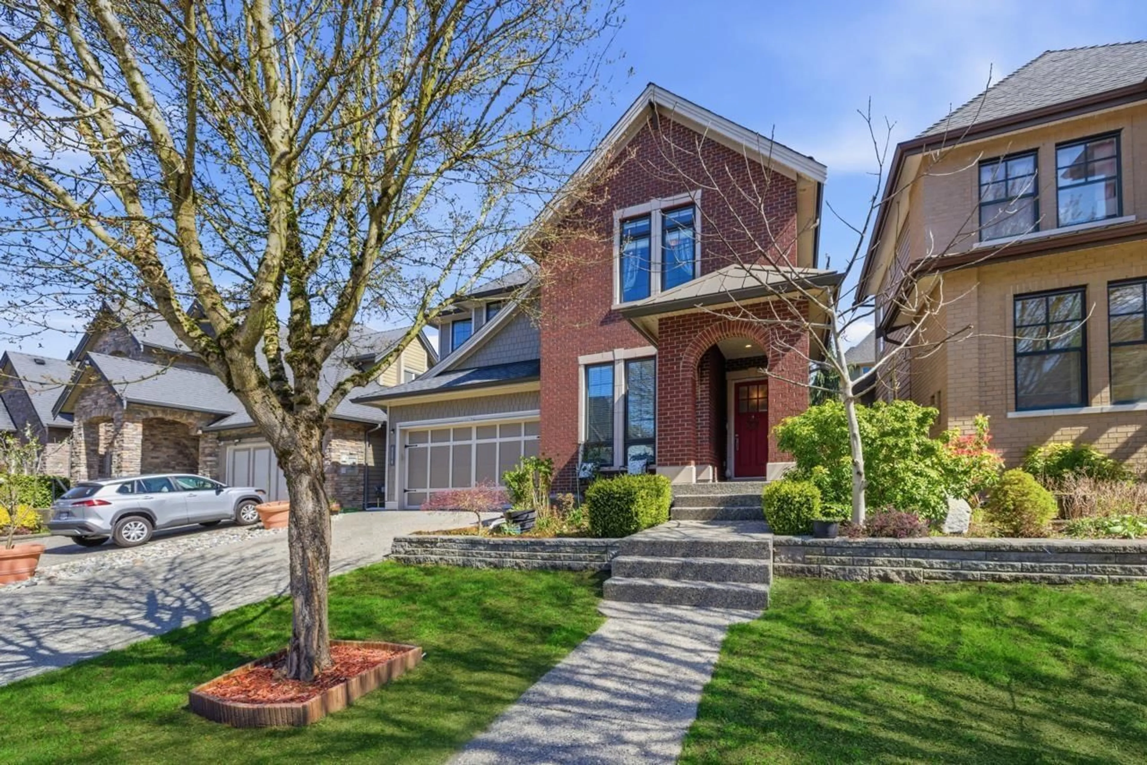 Home with brick exterior material, street for 2574 163 STREET, Surrey British Columbia V3Z6X7