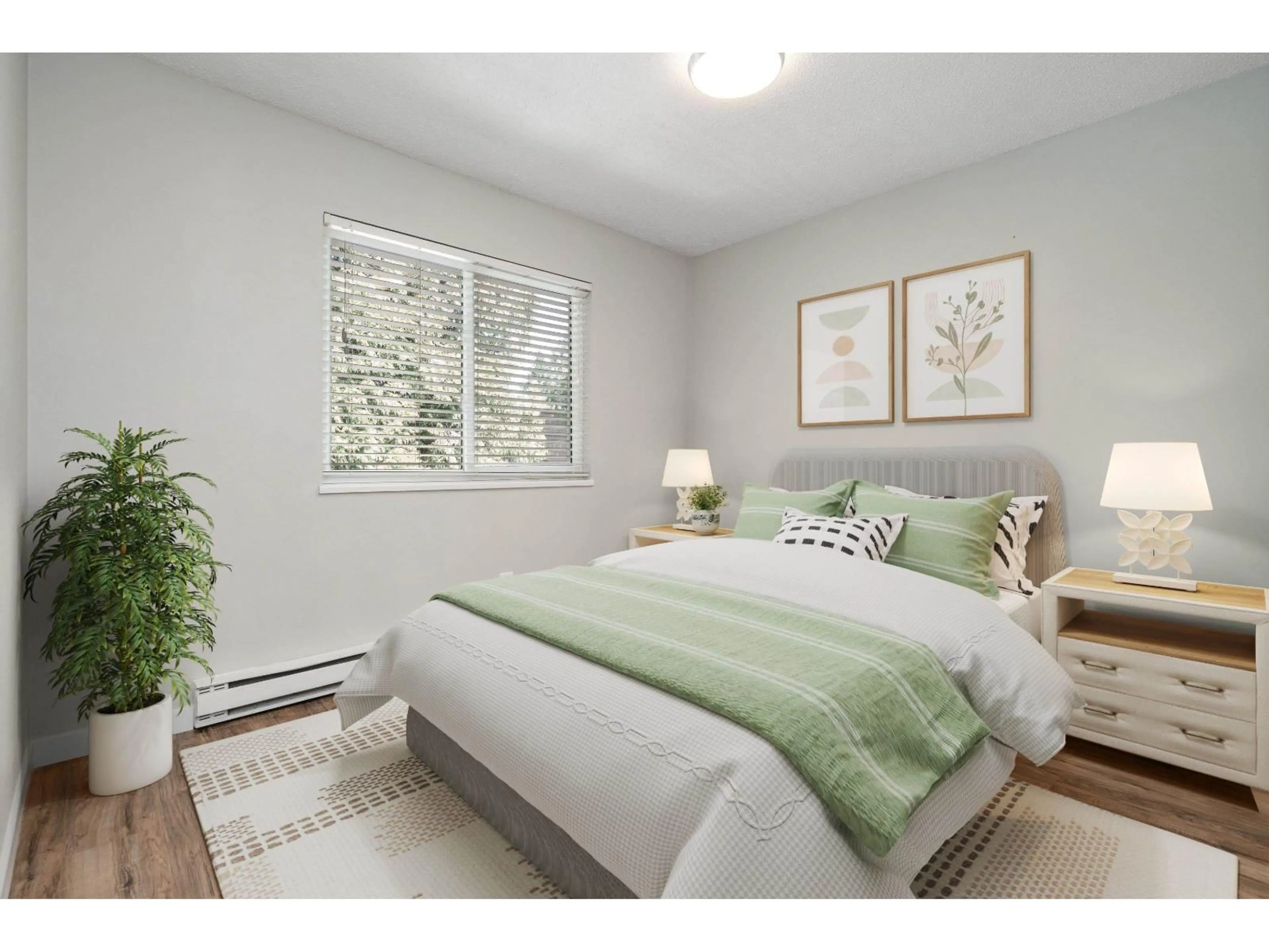 Bedroom with bed, wood/laminate floor for 182 SPRINGFIELD DRIVE, Langley British Columbia V4W3K9