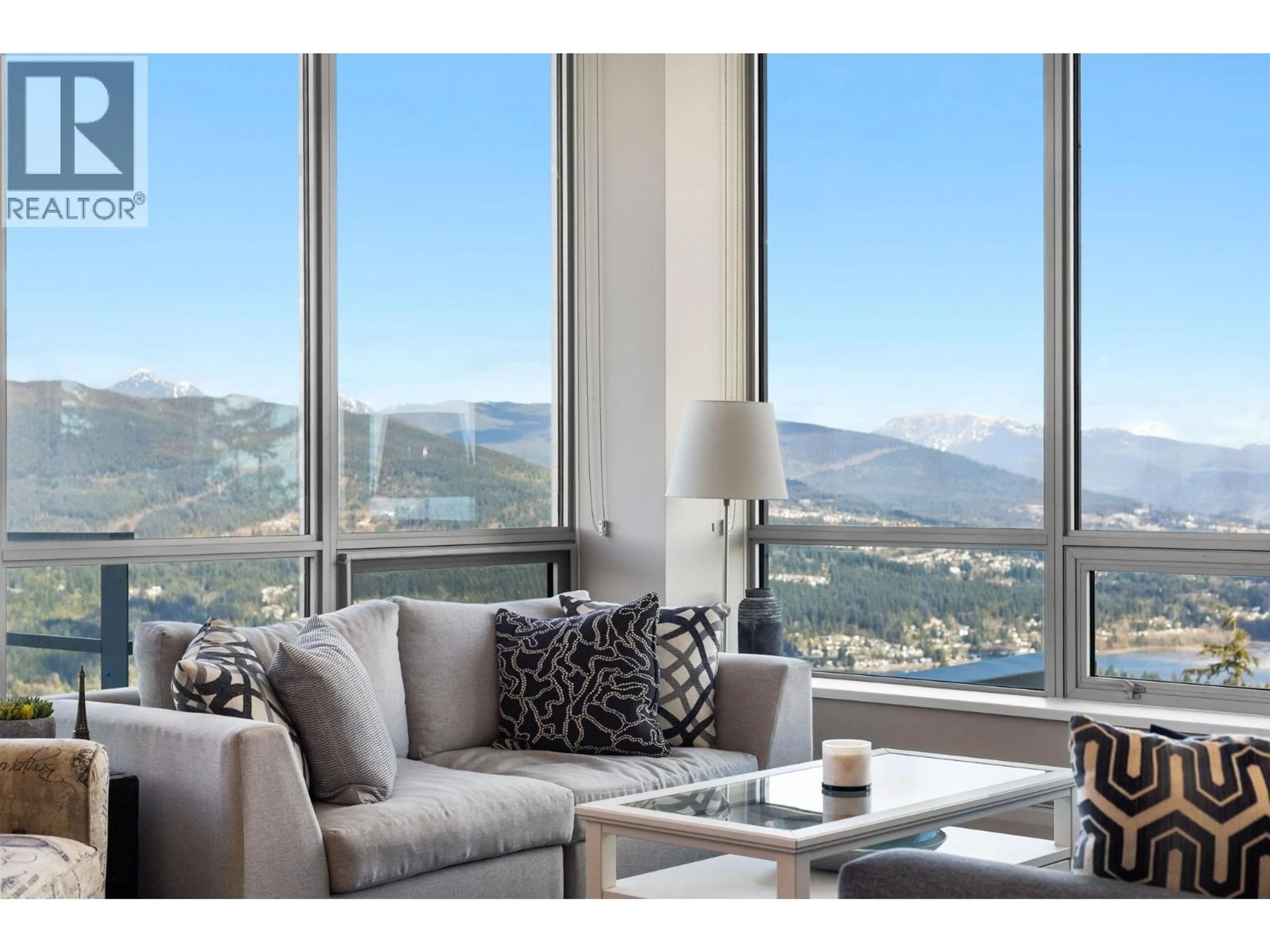 Living room with furniture, unknown for 1502 - 9080 UNIVERSITY CRESCENT, Burnaby British Columbia V5A0B7