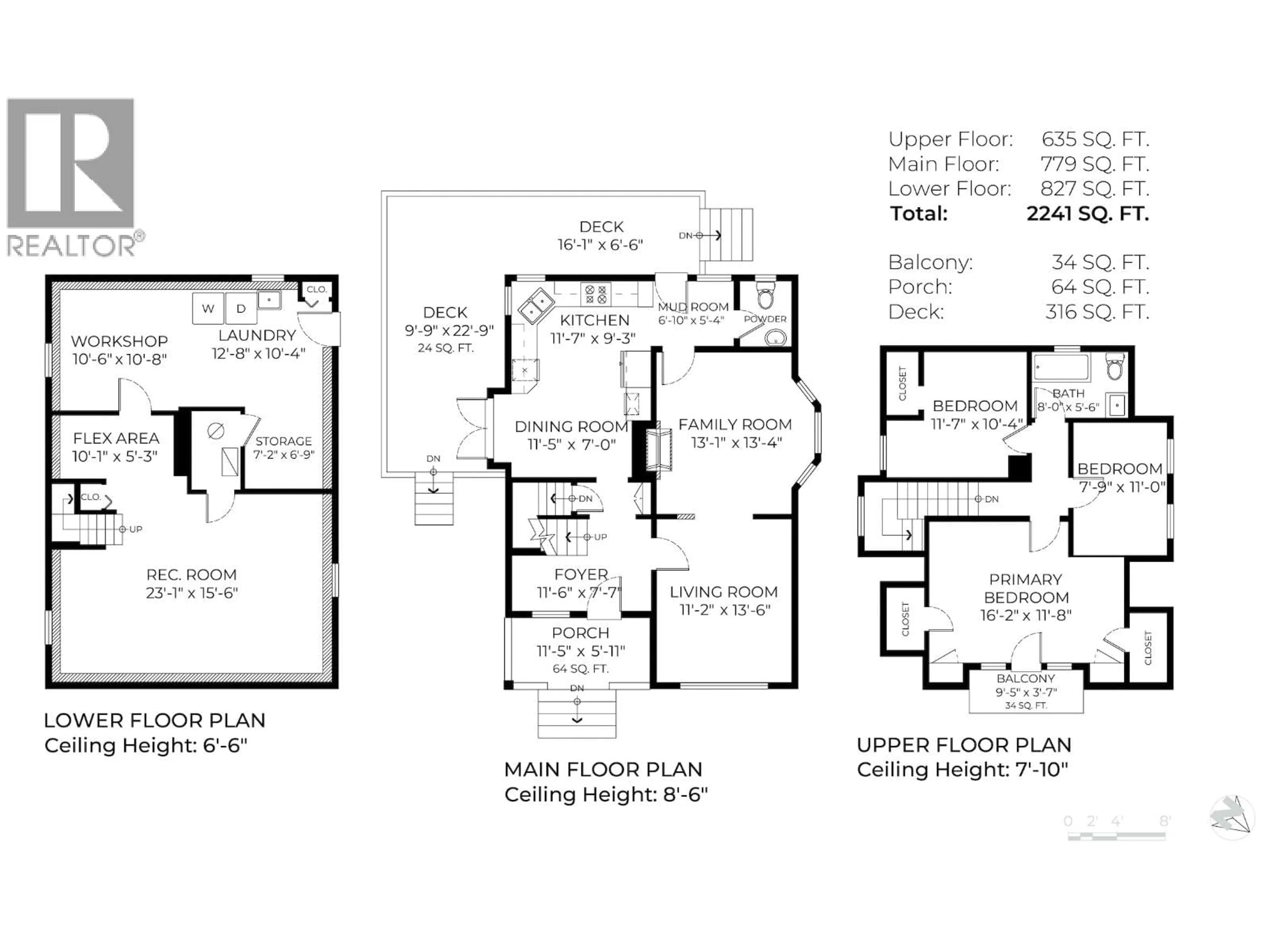 Floor plan for 416 SECOND STREET, New Westminster British Columbia V3L2L4