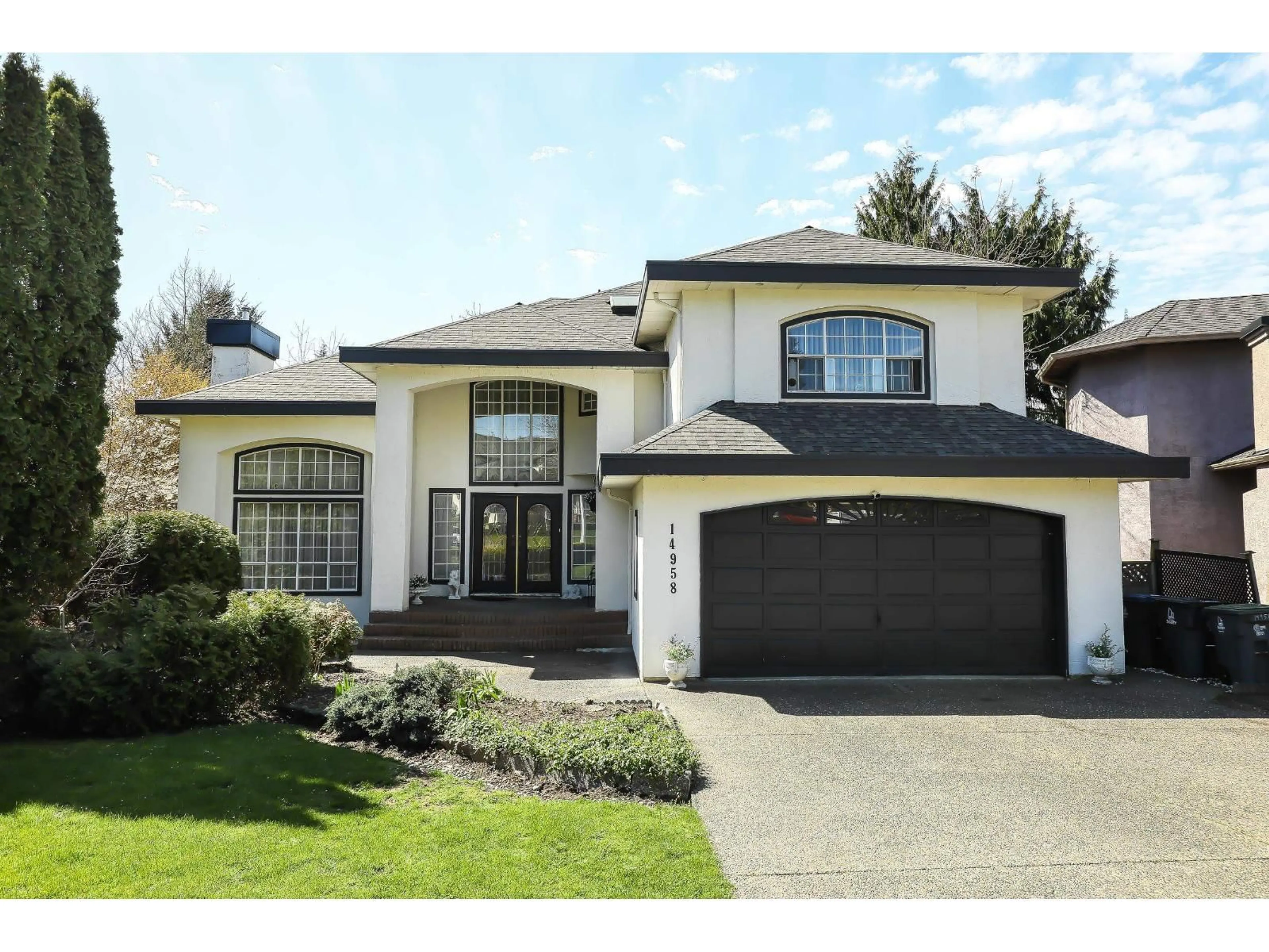 Home with vinyl exterior material, street for 14958 83A AVENUE, Surrey British Columbia V3S7S2