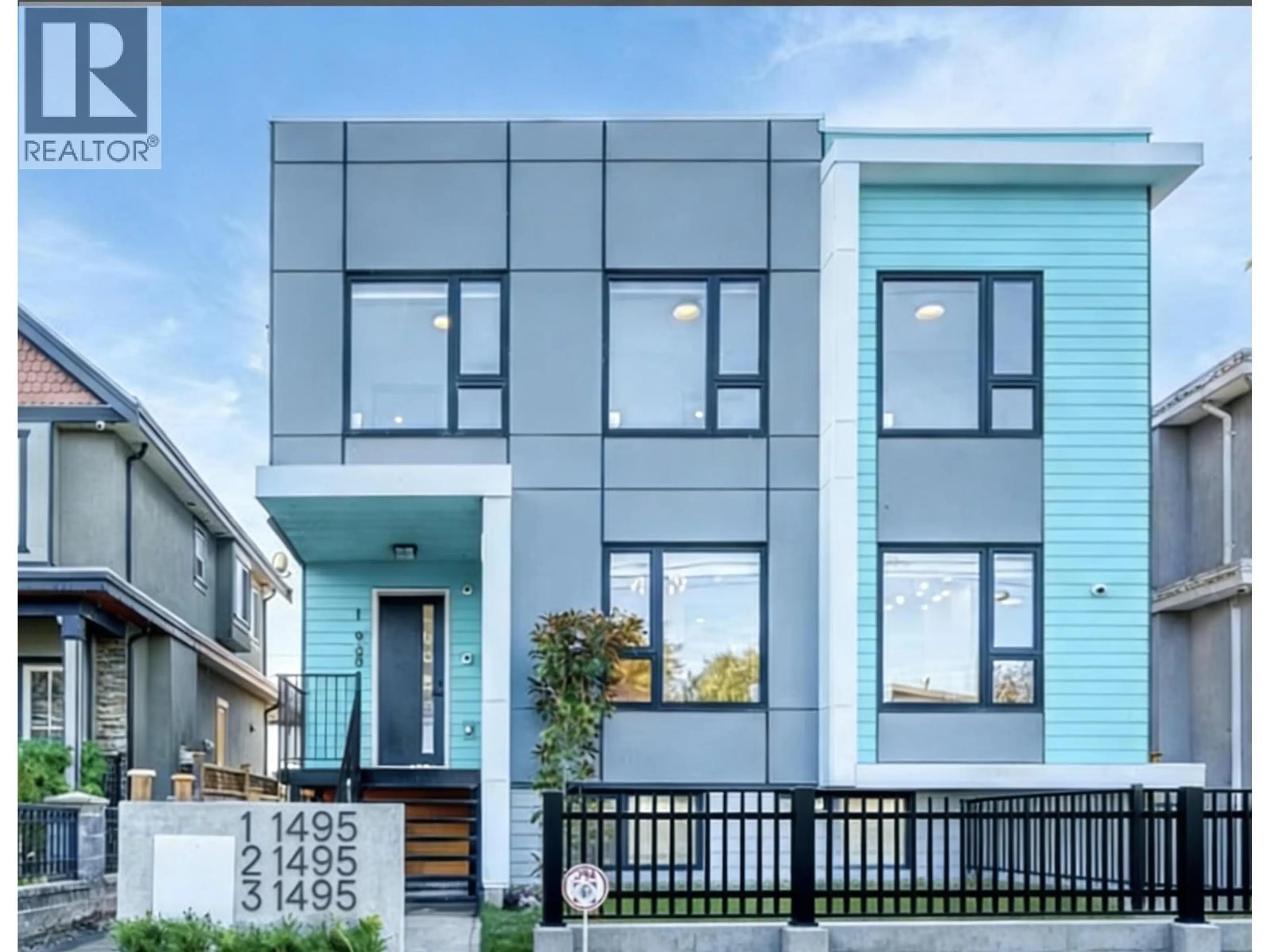 Home with vinyl exterior material, street for 1 - 1495 58TH AVENUE, Vancouver British Columbia V5P2B9