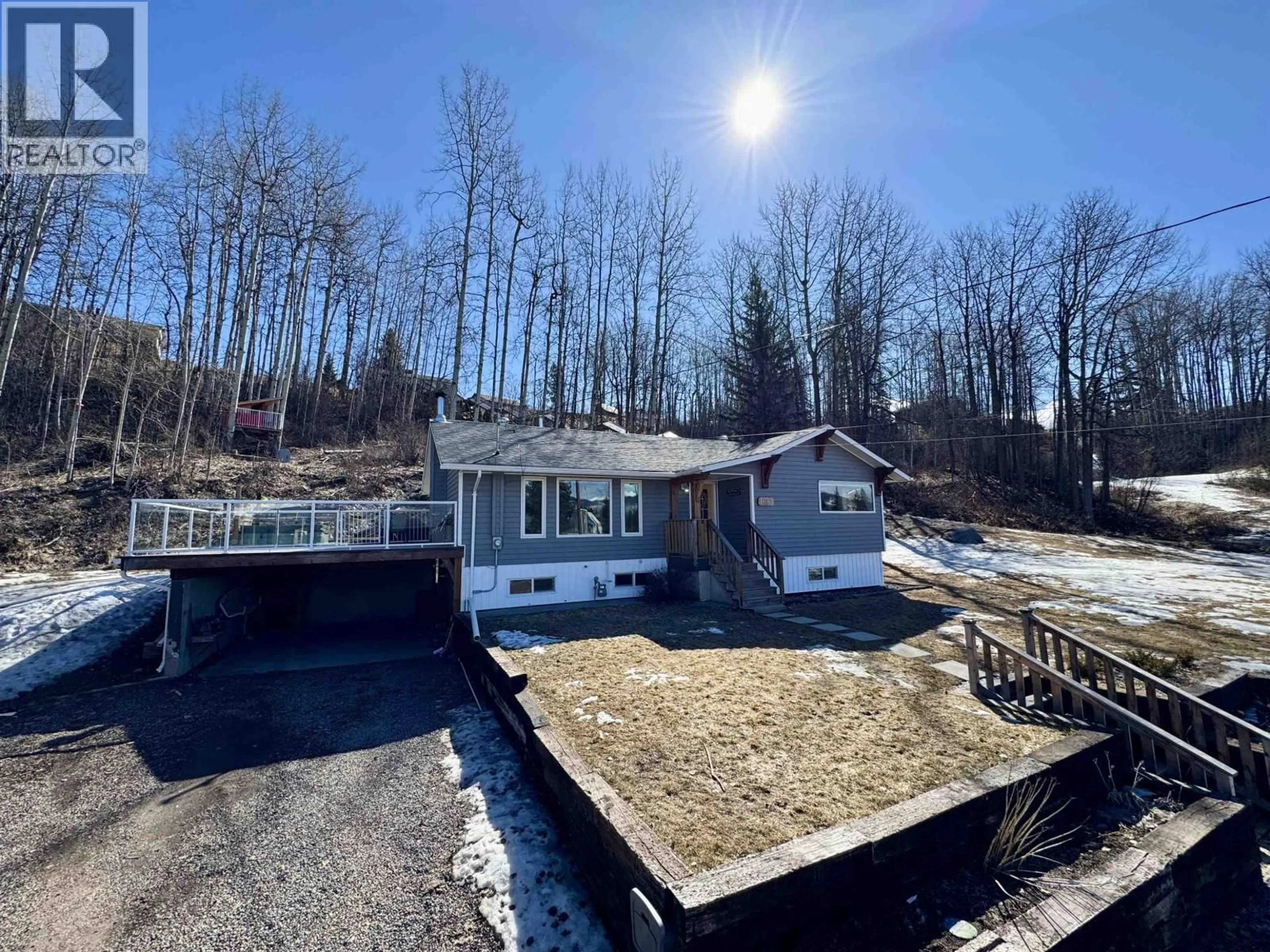 A pic from outside/outdoor area/front of a property/back of a property/a pic from drone, unknown for 1681 1ST STREET, Telkwa British Columbia V0J2X0