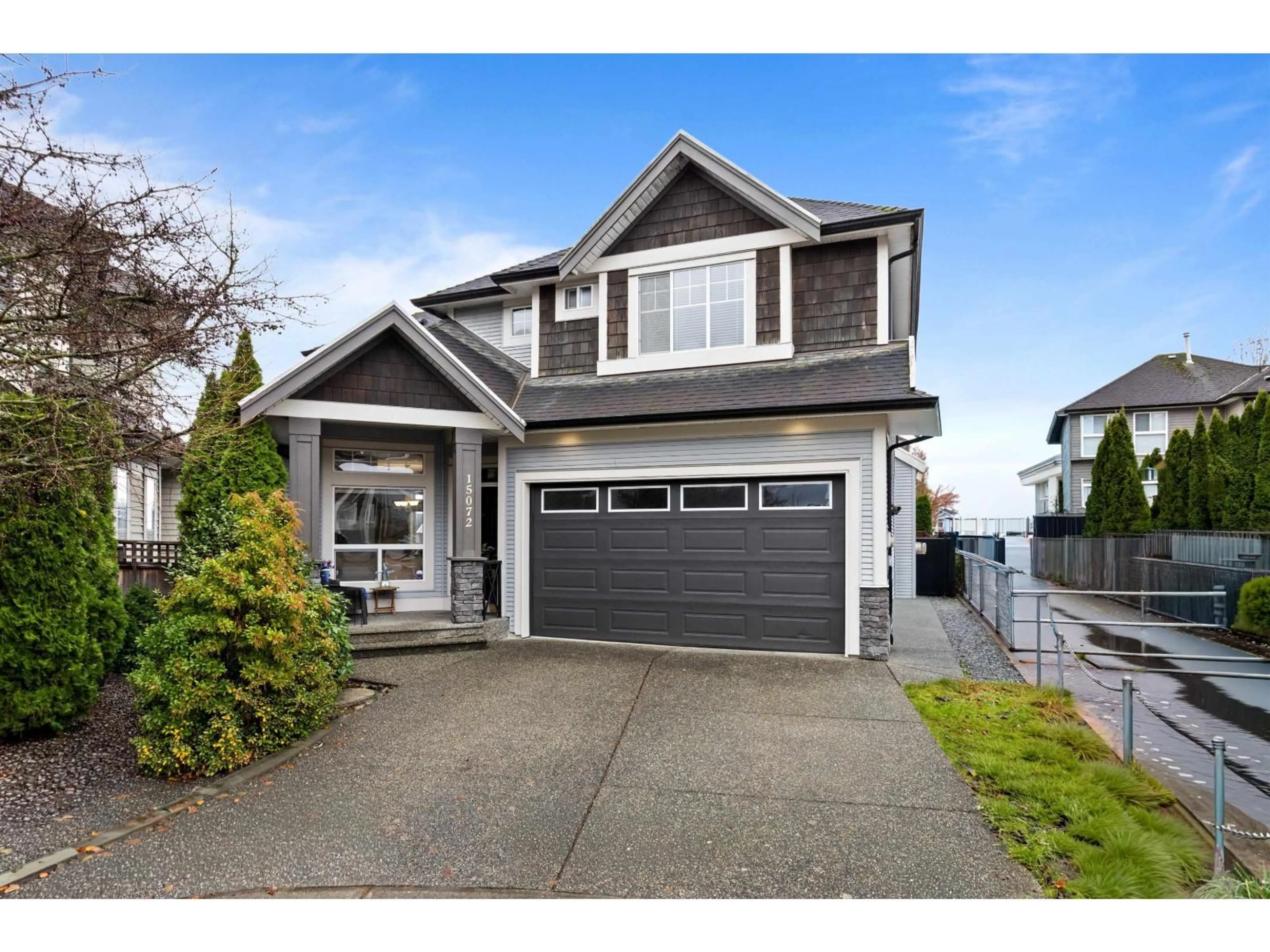 Home with vinyl exterior material, street for 15072 61B AVENUE, Surrey British Columbia V3S5L7