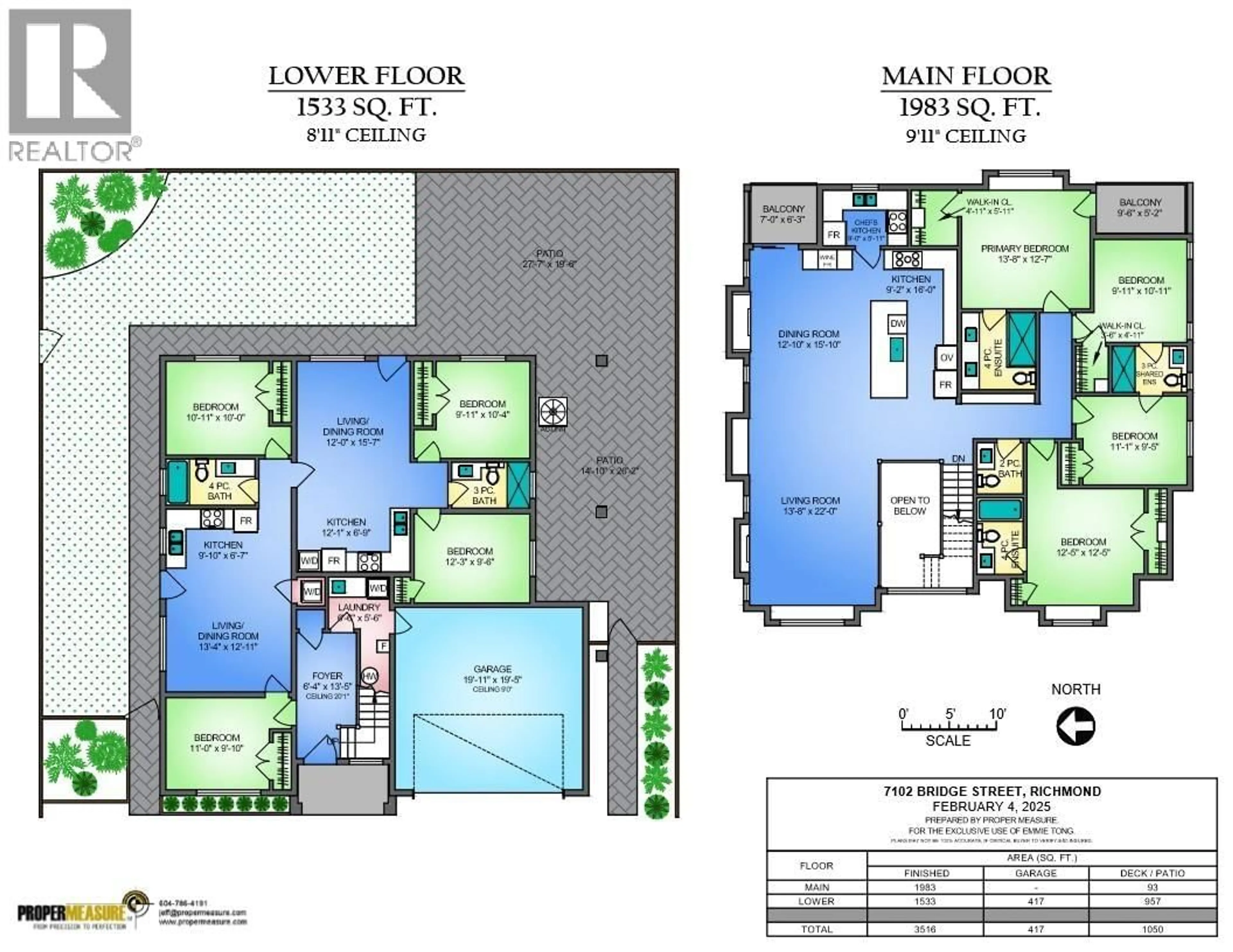 Floor plan for 7102 BRIDGE STREET, Richmond British Columbia V6Y2S7