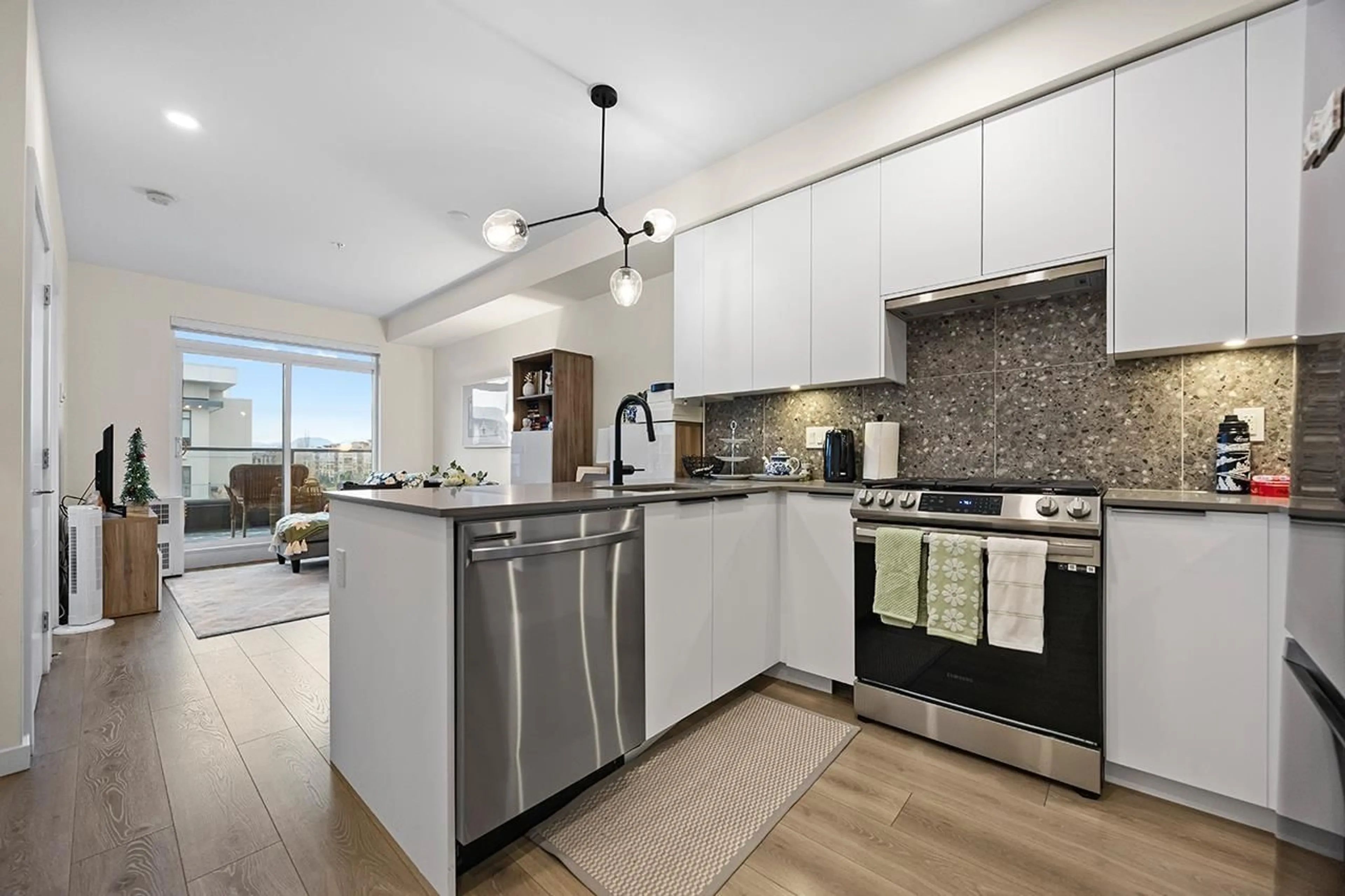 Open concept kitchen, unknown for 506 - 7920 206 STREET, Langley British Columbia V2Y3X1