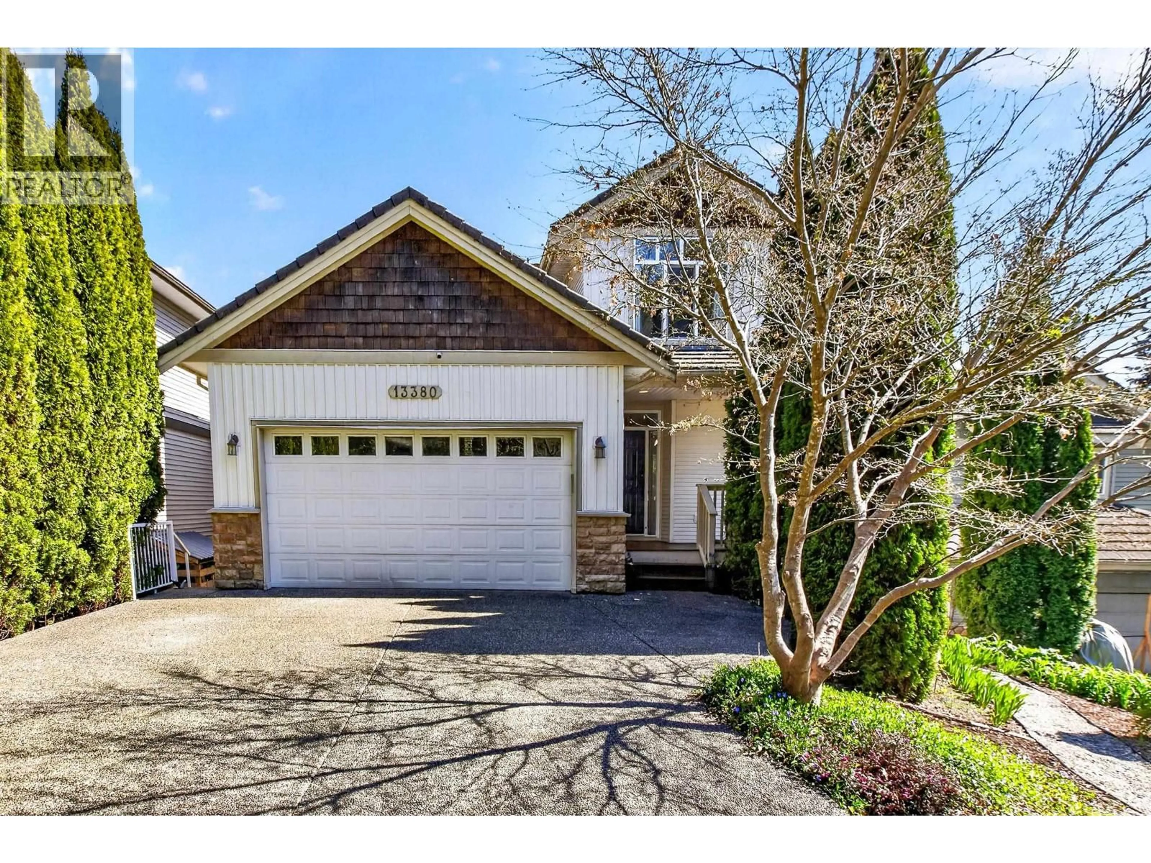 Home with vinyl exterior material, street for 13380 MCCAULEY CRESCENT, Maple Ridge British Columbia V4R2V2