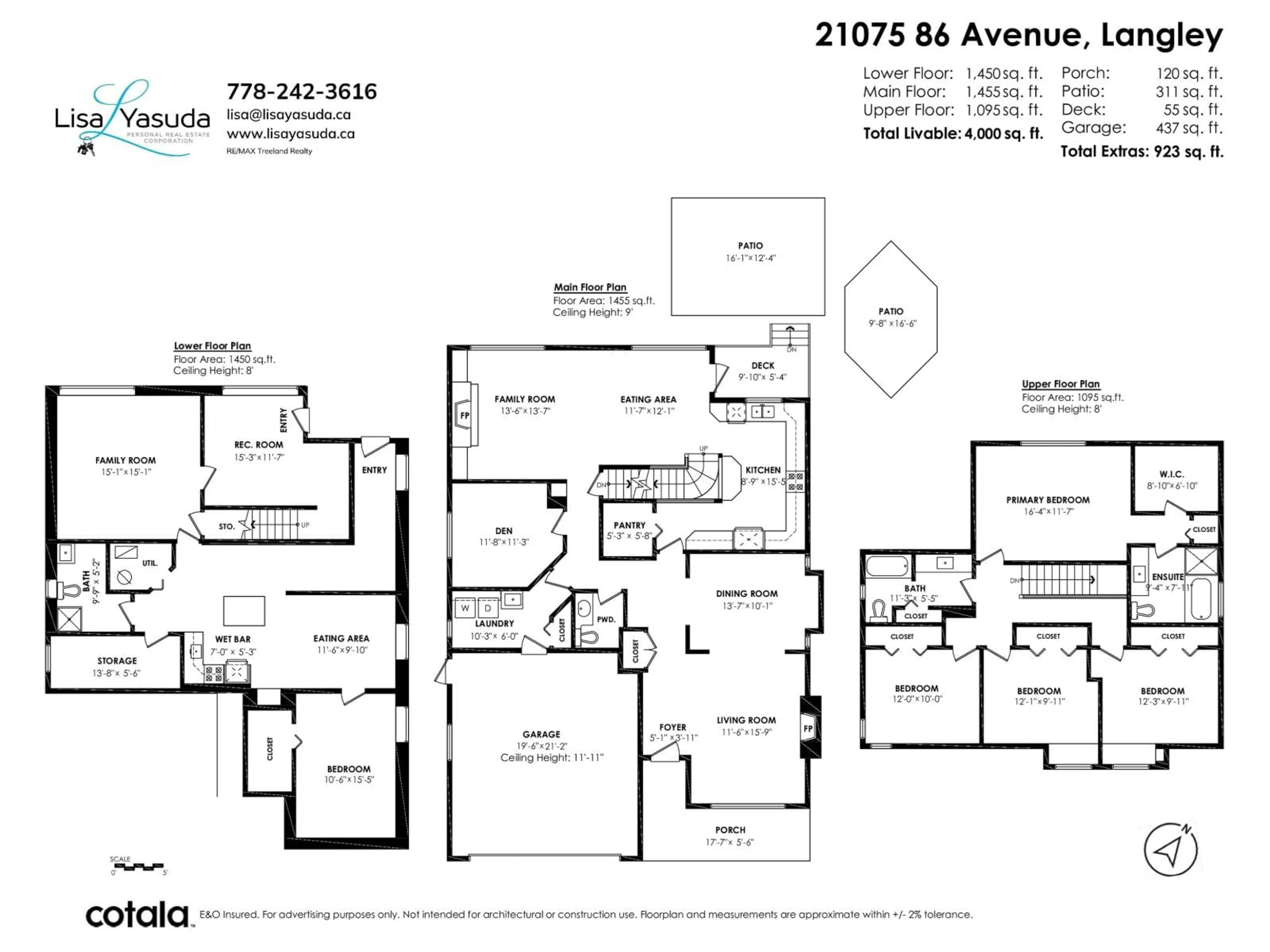 Floor plan for 21075 86 AVENUE, Langley British Columbia V1M2L5
