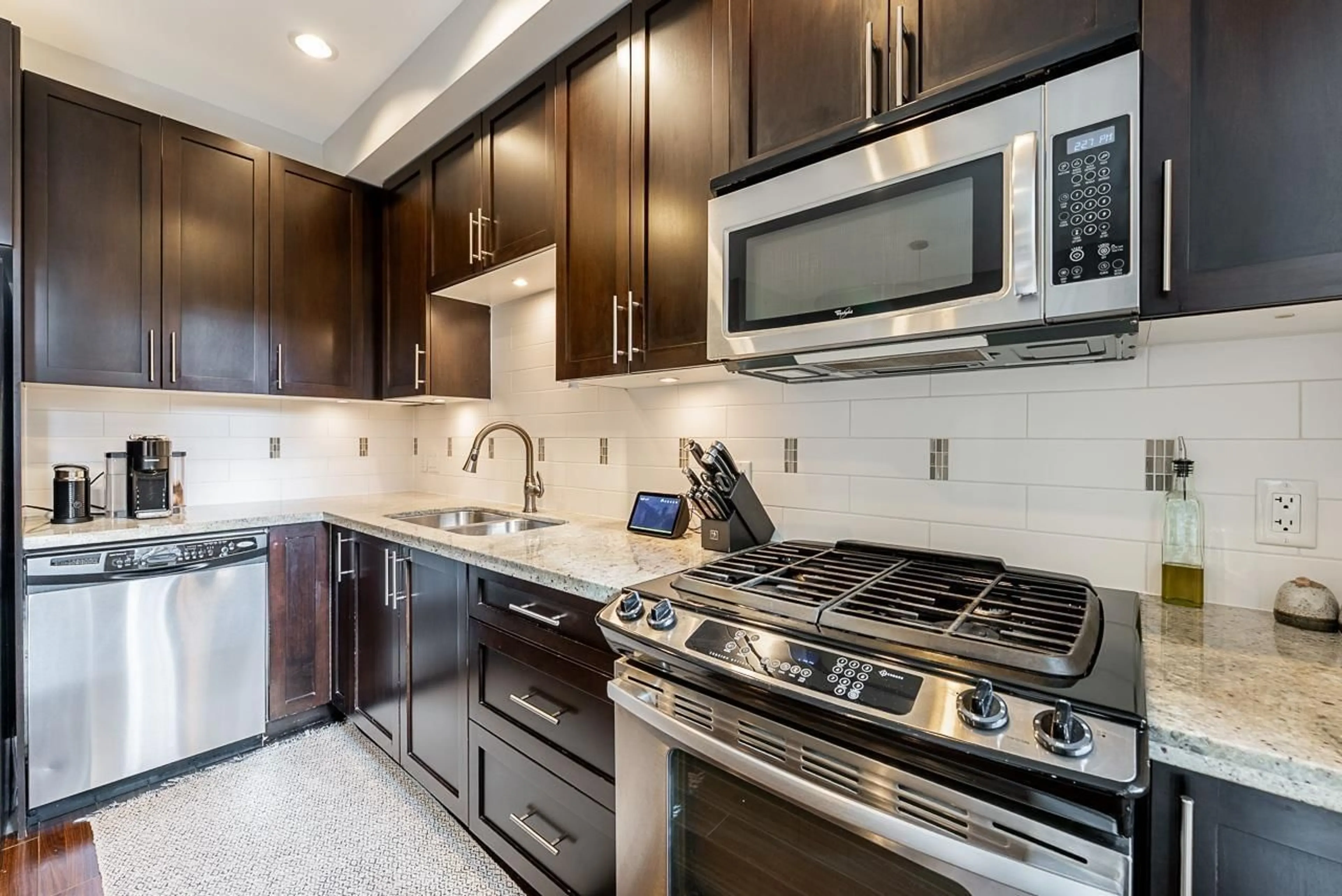 Standard kitchen, ceramic/tile floor for 8 - 2929 156 STREET, Surrey British Columbia V3Z0S9
