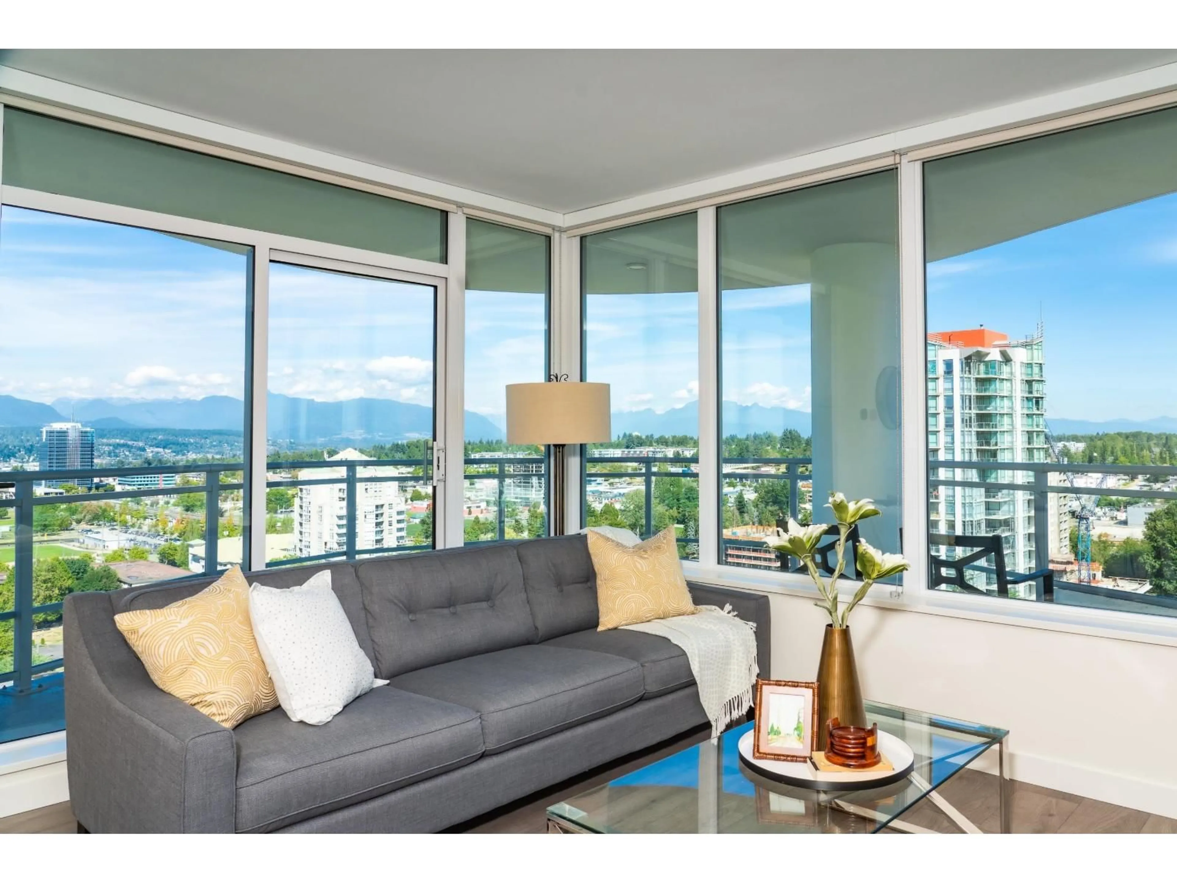 Living room with furniture, unknown for 1703 - 13318 104 AVENUE, Surrey British Columbia V3T0R2