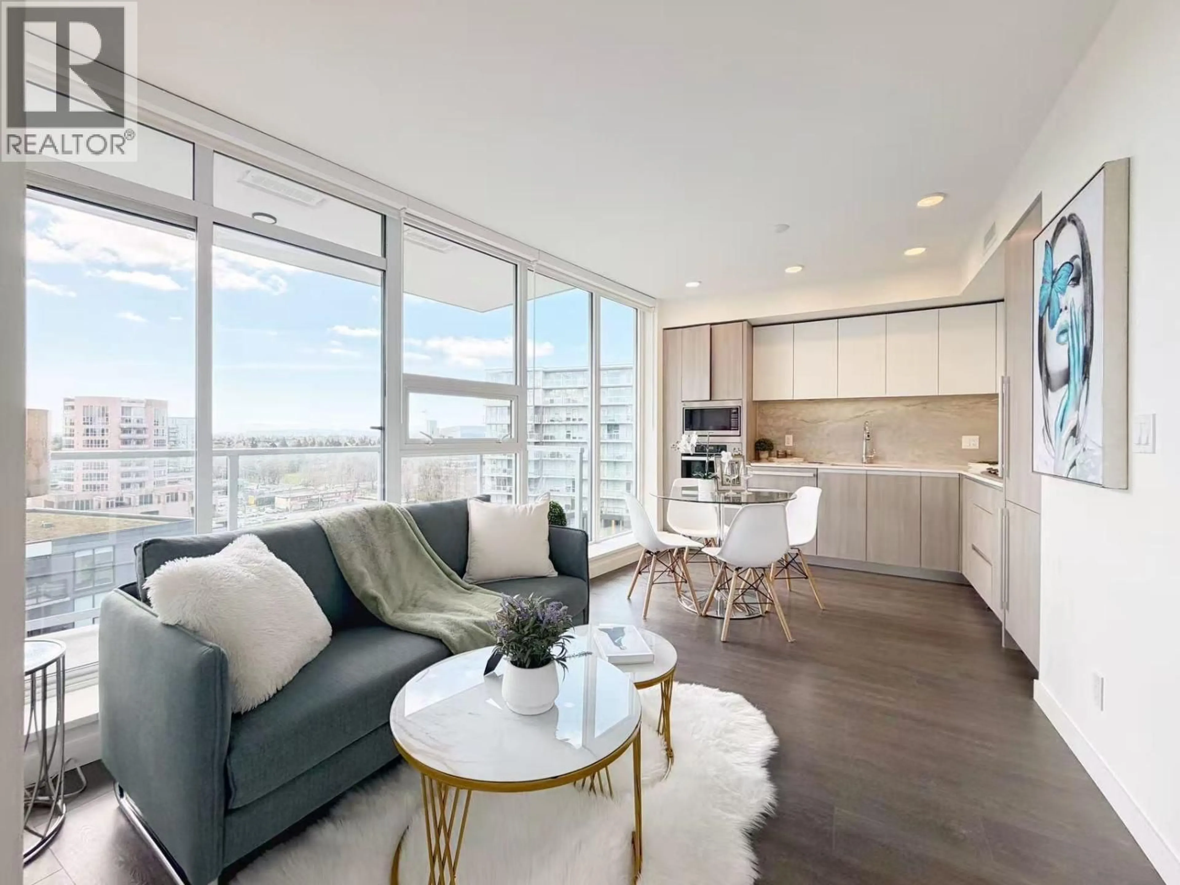 Living room with furniture, unknown for 1301 - 6633 BUSWELL STREET, Richmond British Columbia V6Y0M3