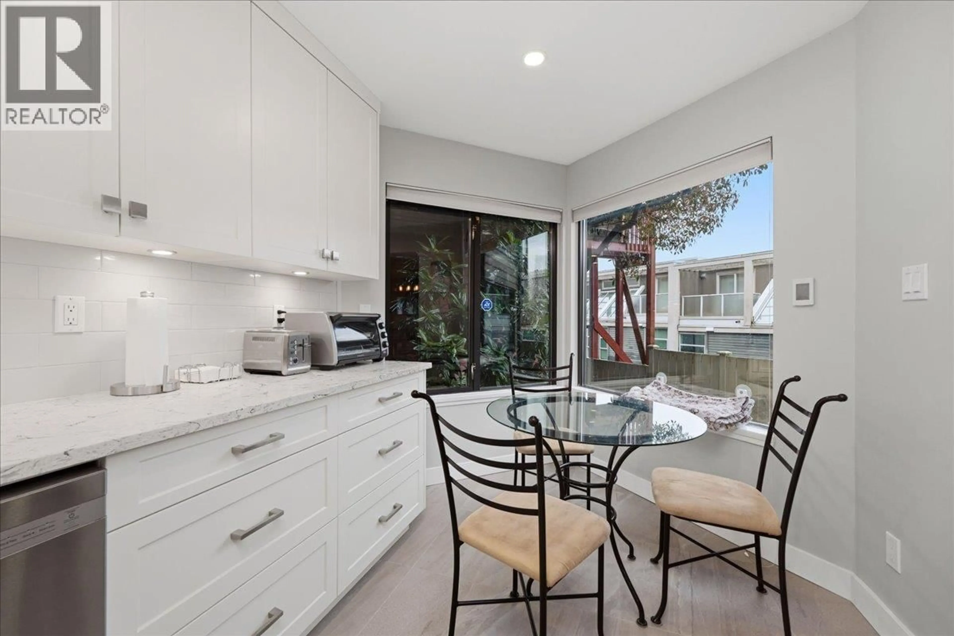 Contemporary kitchen, ceramic/tile floor for 101 - 1005 7TH AVENUE, Vancouver British Columbia V6H1B2