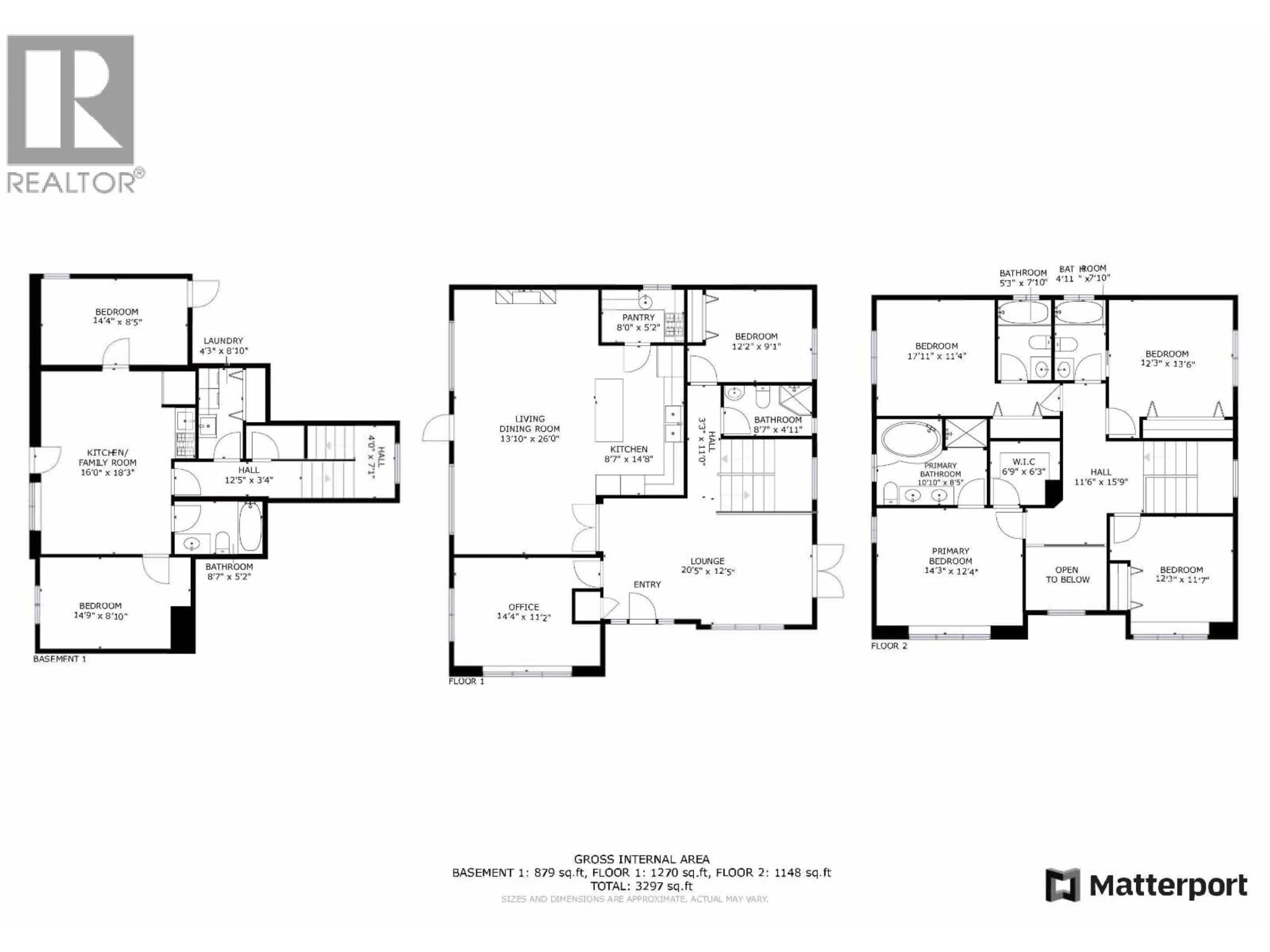 Floor plan for 1505 62ND AVENUE, Vancouver British Columbia V6P2E8