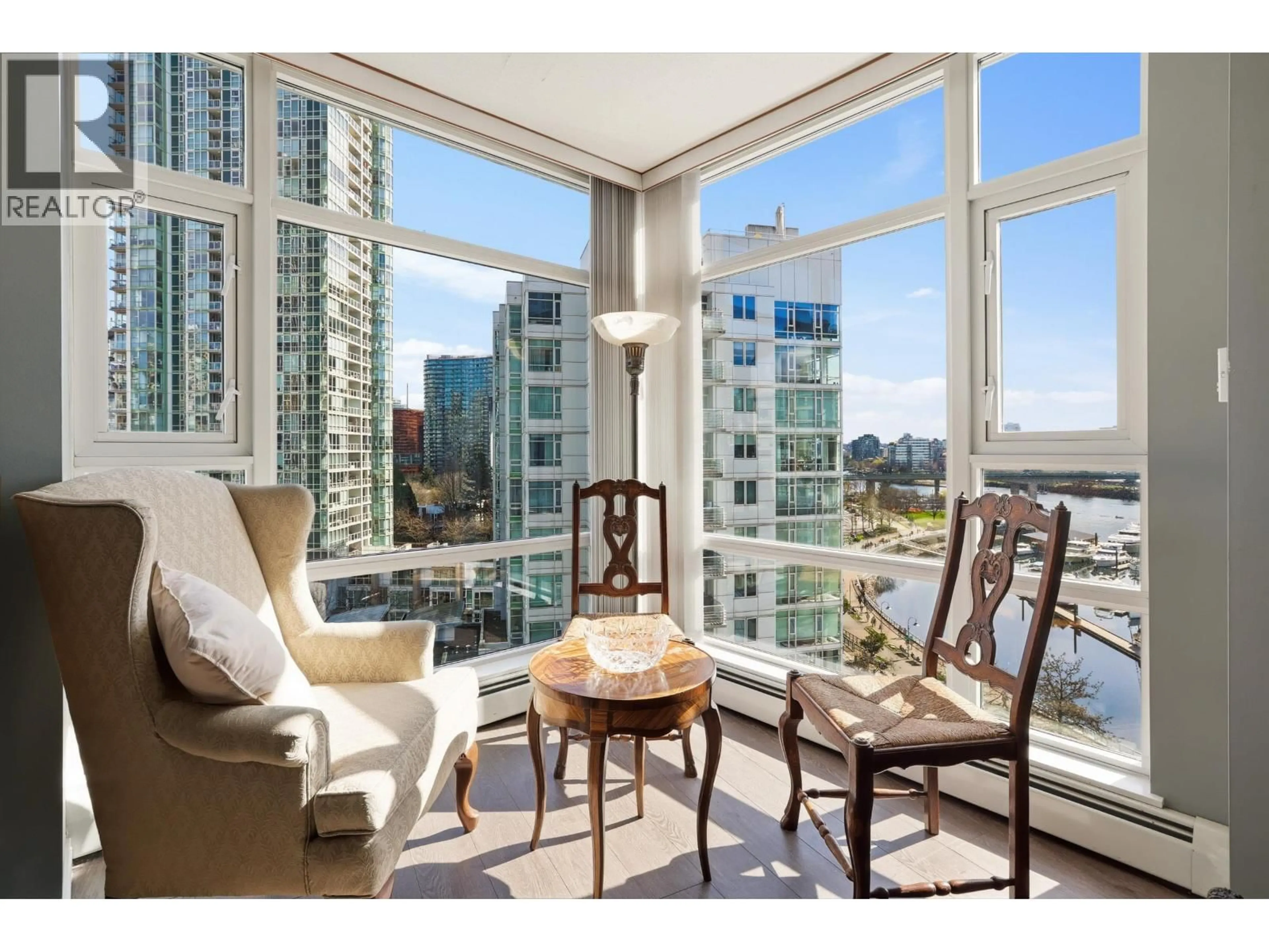 Living room with furniture, unknown for 1103 - 1199 MARINASIDE CRESCENT, Vancouver British Columbia V6Z2Y2