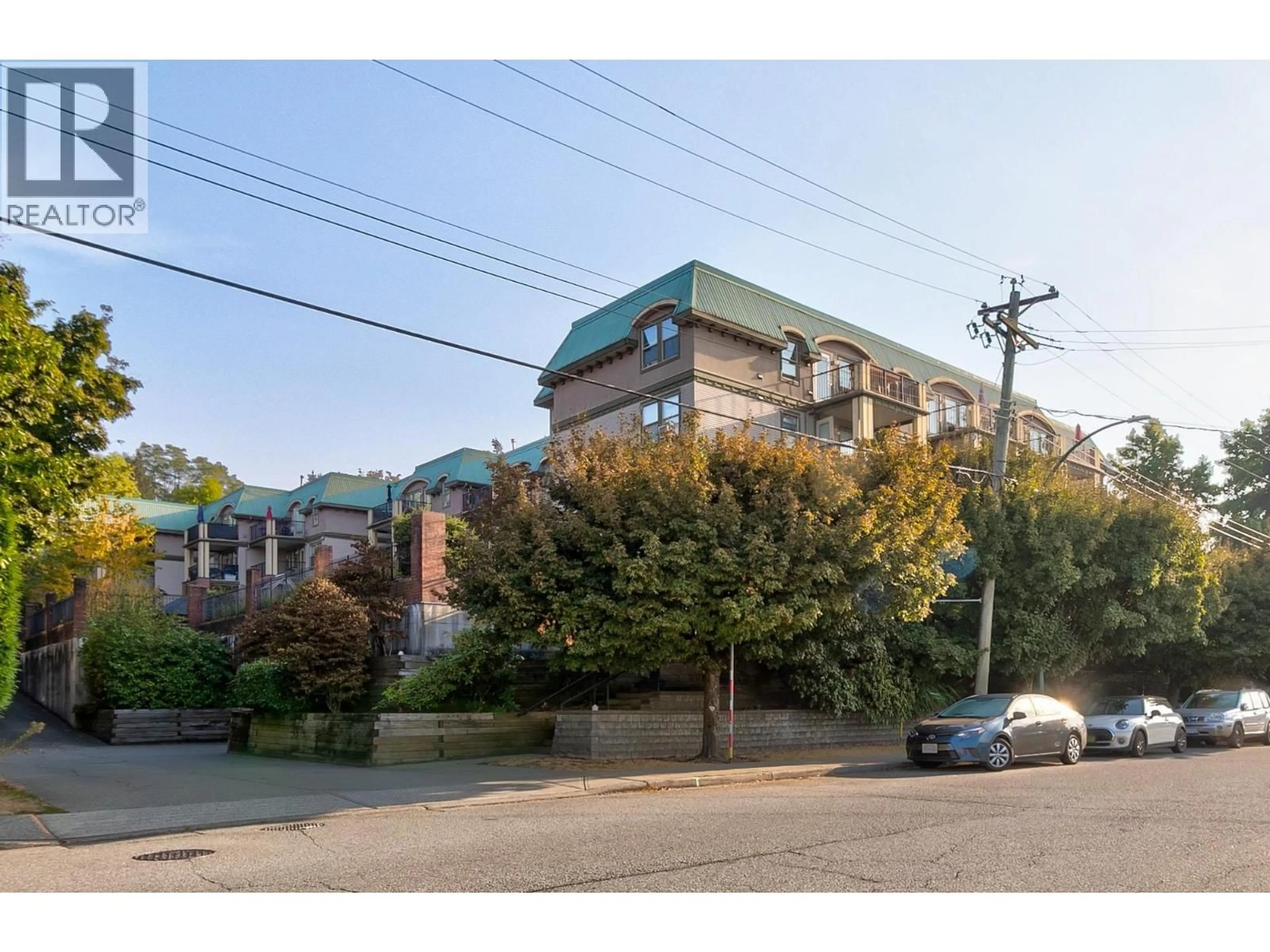 A pic from outside/outdoor area/front of a property/back of a property/a pic from drone, street for 101 - 1591 BOOTH AVENUE, Coquitlam British Columbia V3K1B7