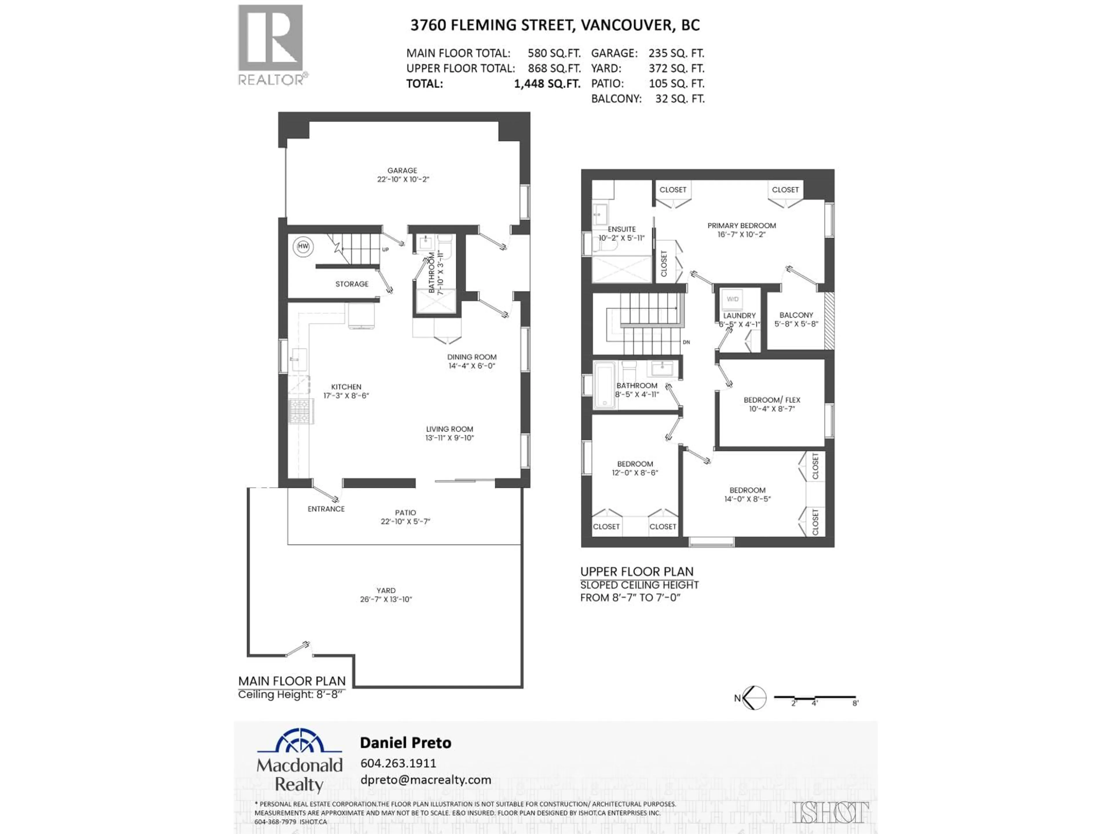 Floor plan for 3760 FLEMING STREET, Vancouver British Columbia V5N3W2