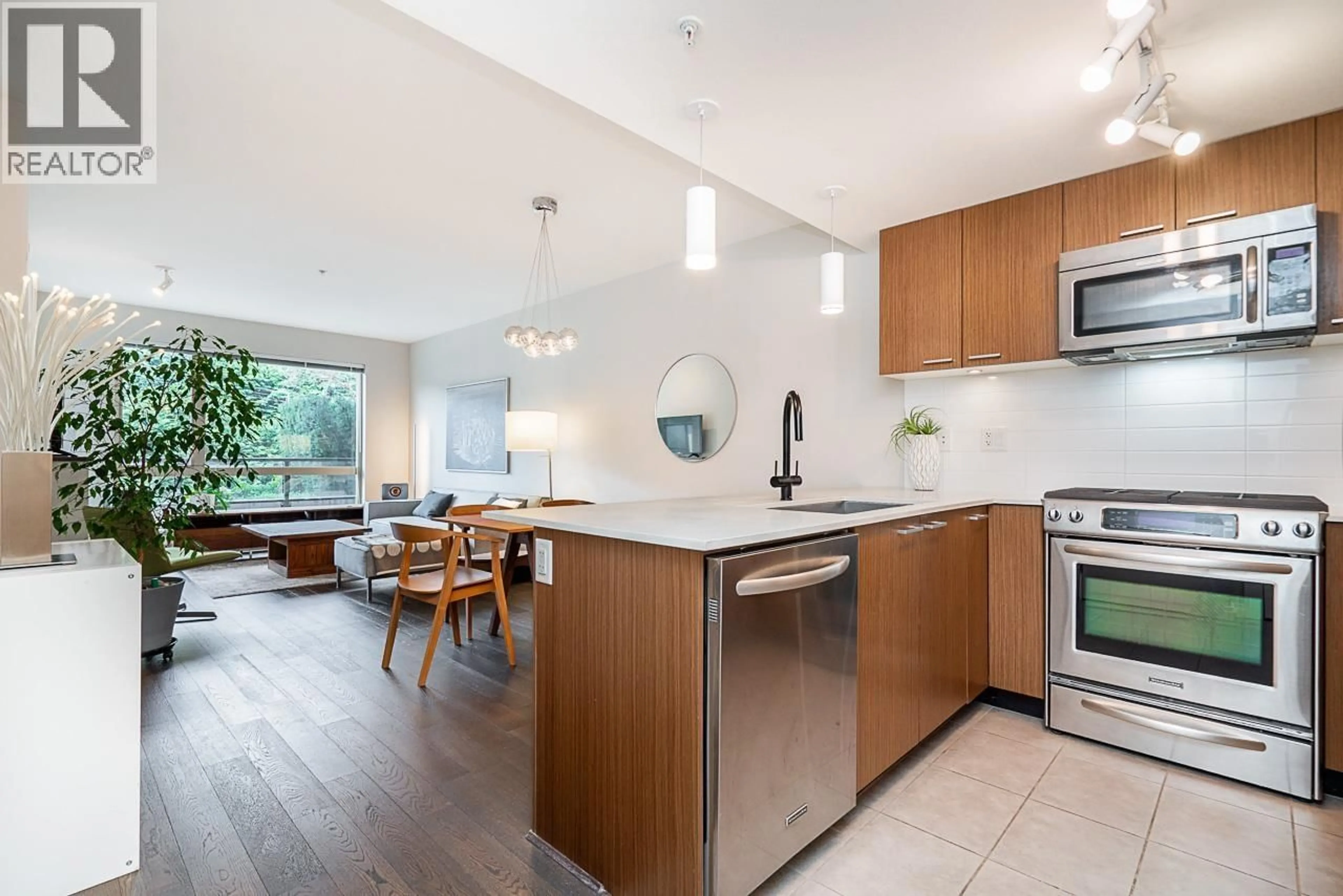 Open concept kitchen, unknown for 208 - 1330 MARINE DRIVE, North Vancouver British Columbia V7P1T4