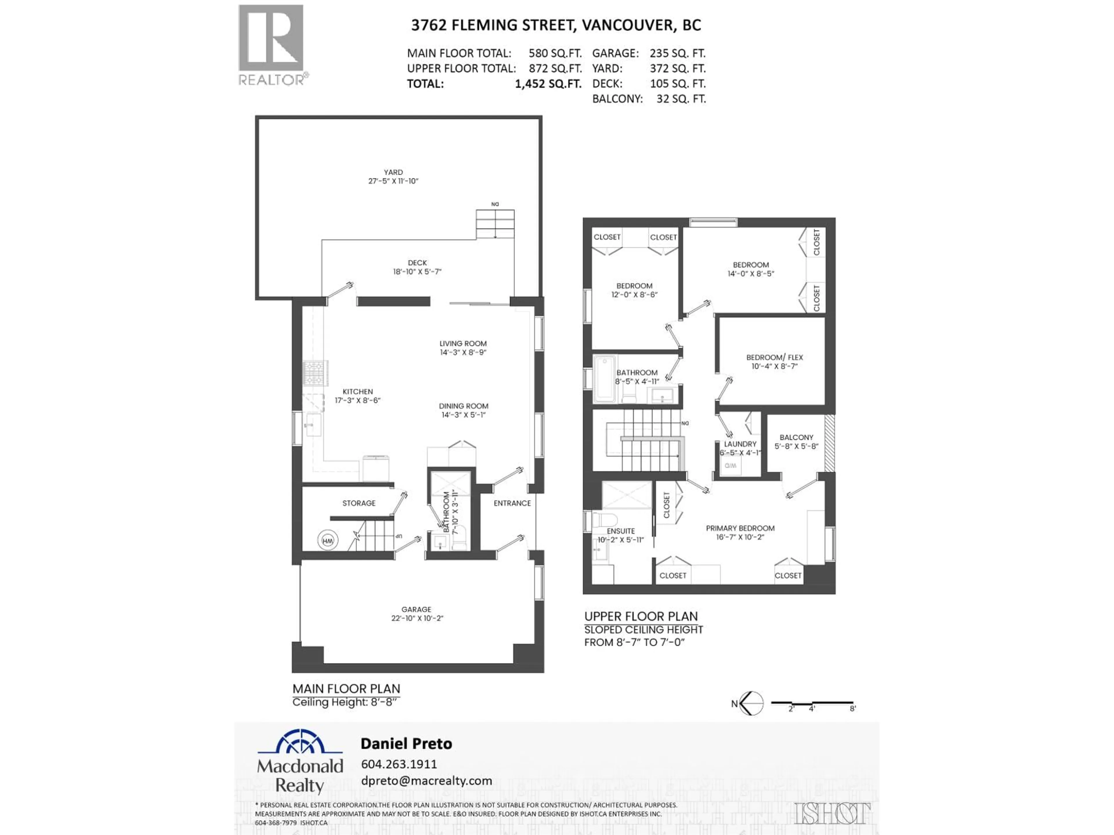 Floor plan for 3762 FLEMING STREET, Vancouver British Columbia V5N3W2