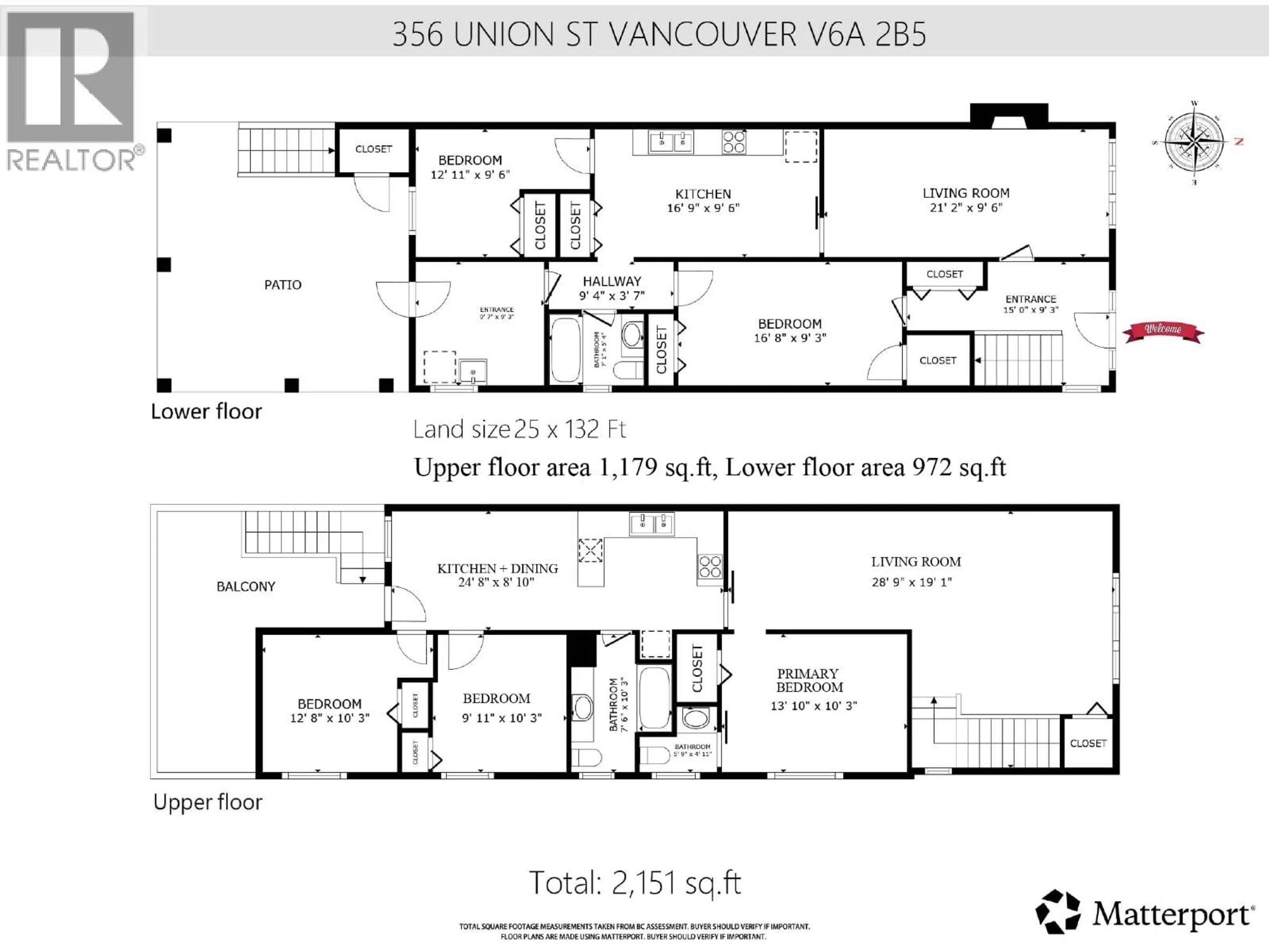 Floor plan for 356 UNION STREET, Vancouver British Columbia V6A2B5