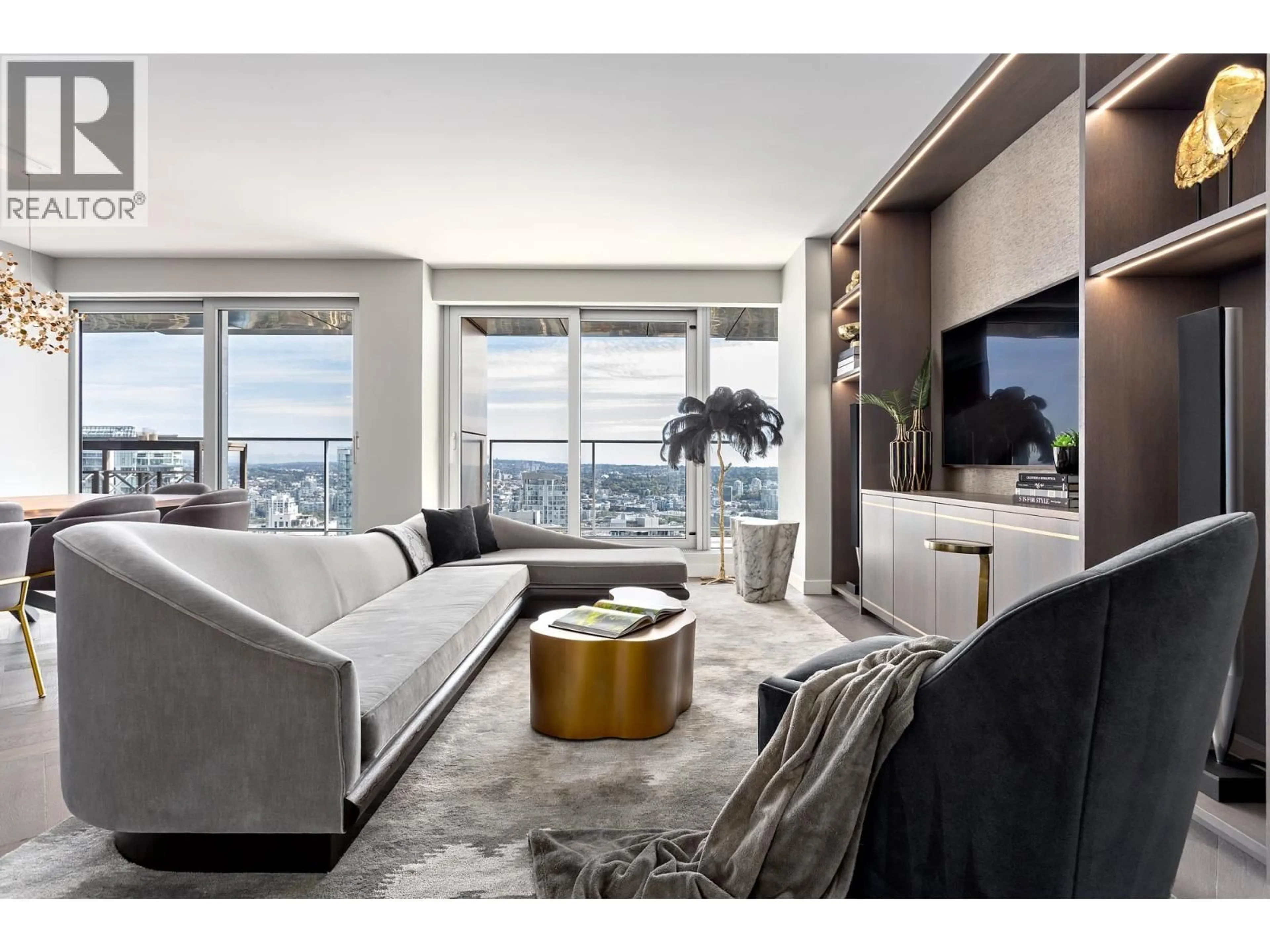 Living room with furniture, unknown for 4806 - 1480 HOWE STREET, Vancouver British Columbia V6Z0G5