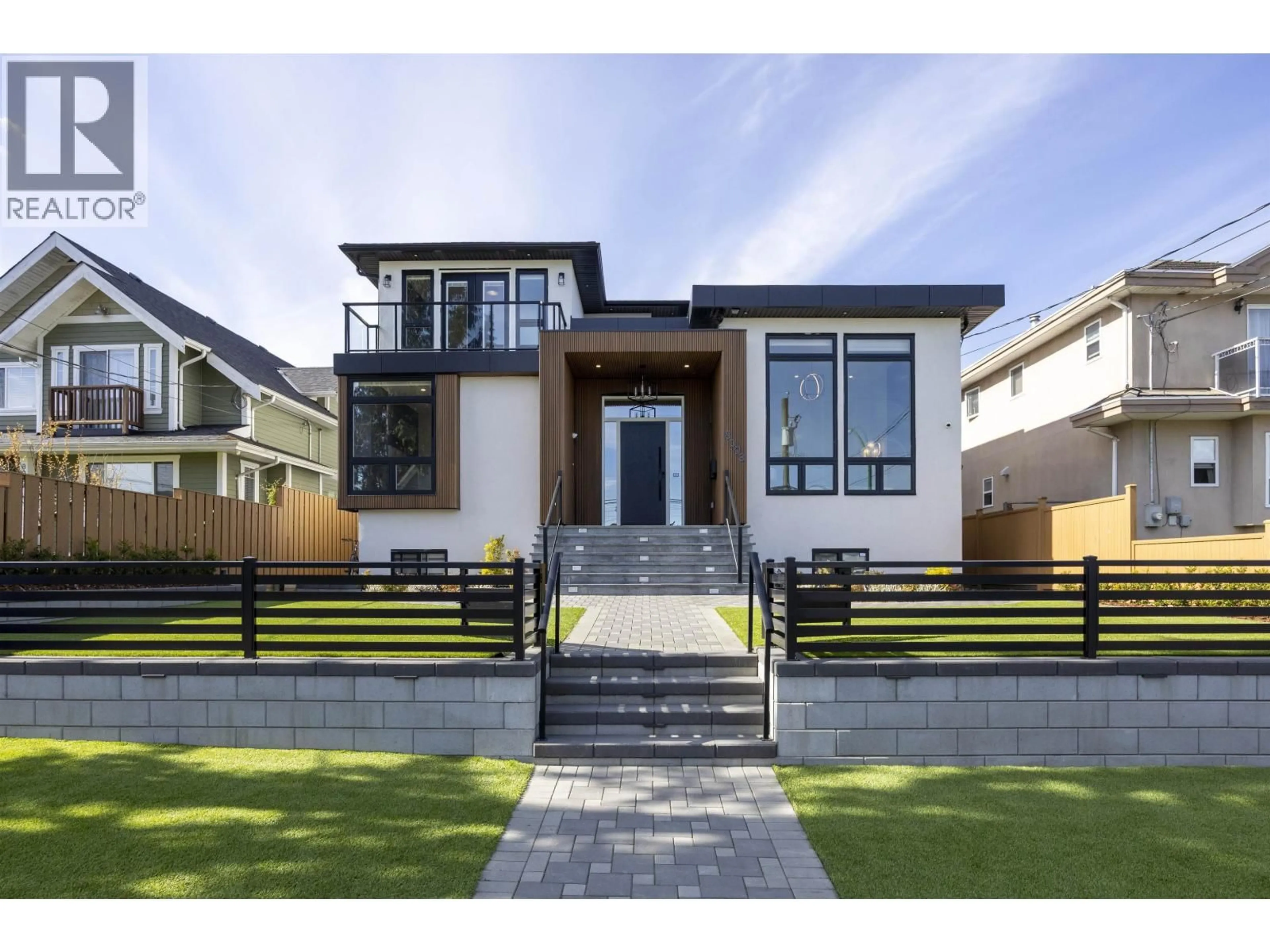 Home with brick exterior material, street for 8093 14TH AVENUE, Burnaby British Columbia V3N2B5