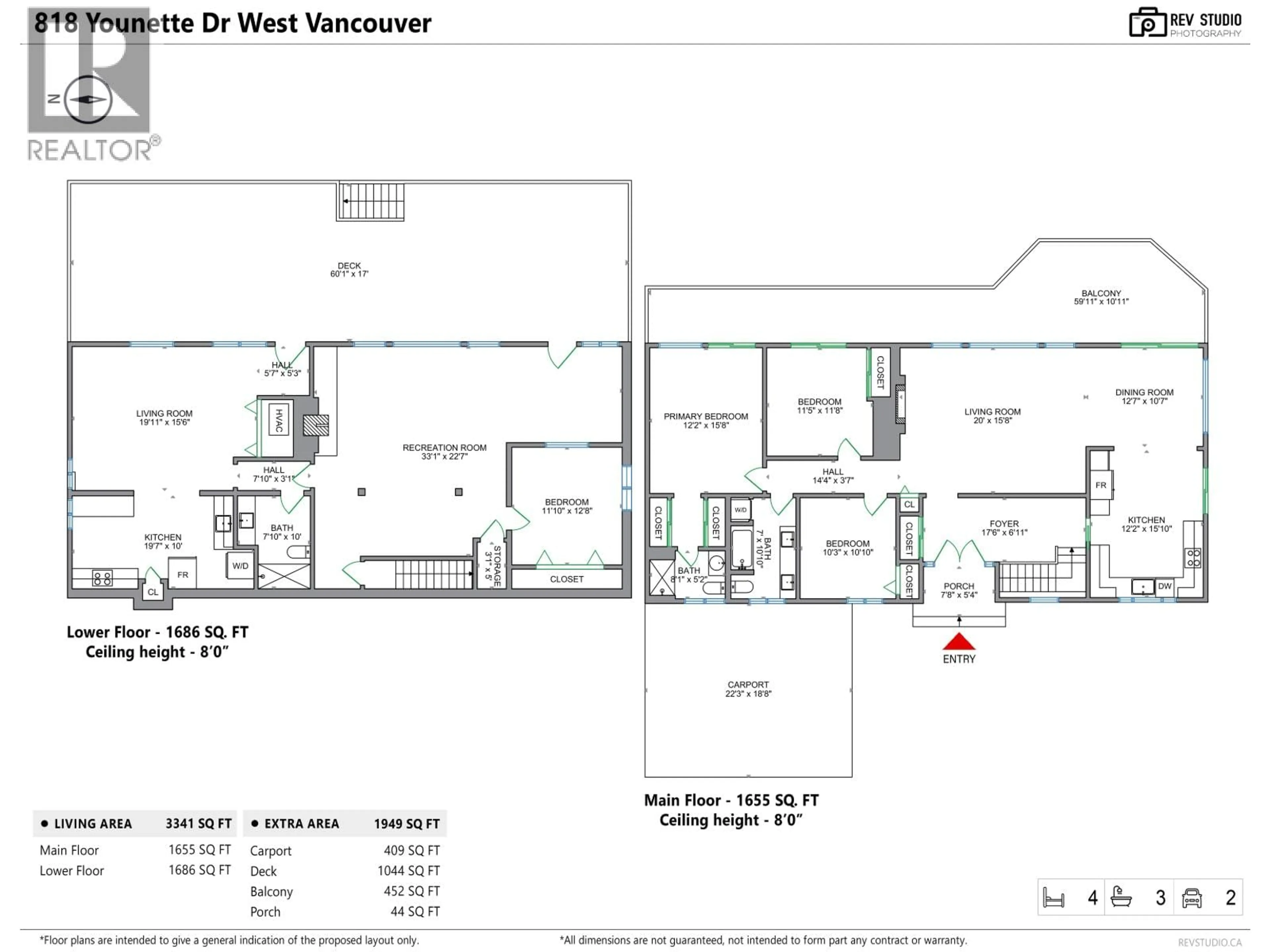 Floor plan for 818 YOUNETTE DRIVE, West Vancouver British Columbia V7T1S9